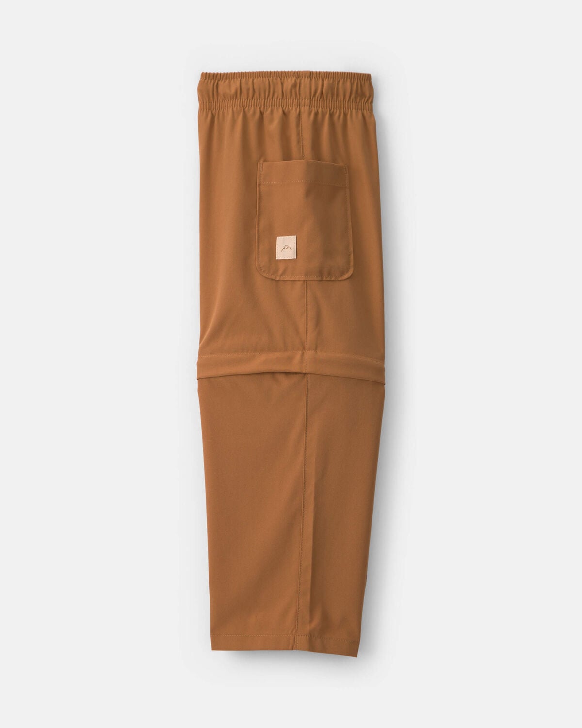 Toddler Boy 2-in-1 Poplin Zip-Off Pants - Brown - Image 4