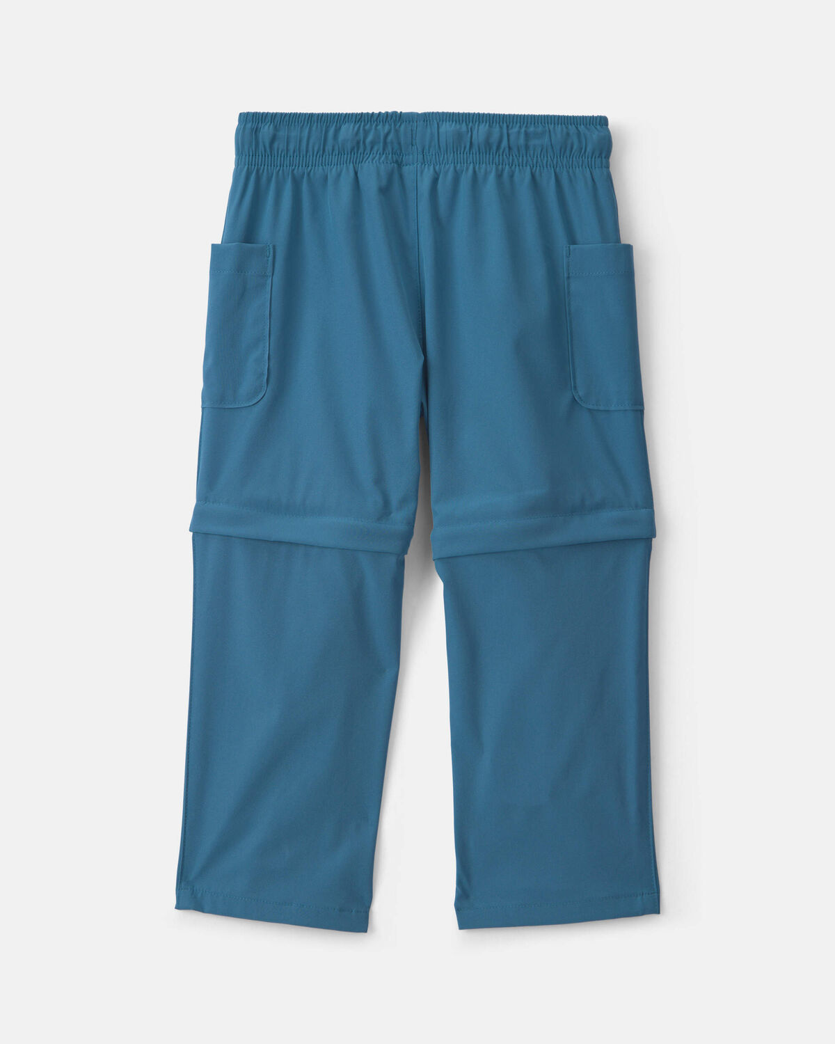 Toddler Boy 2-in-1 Poplin Zip-Off Pants - Blue - Image 3