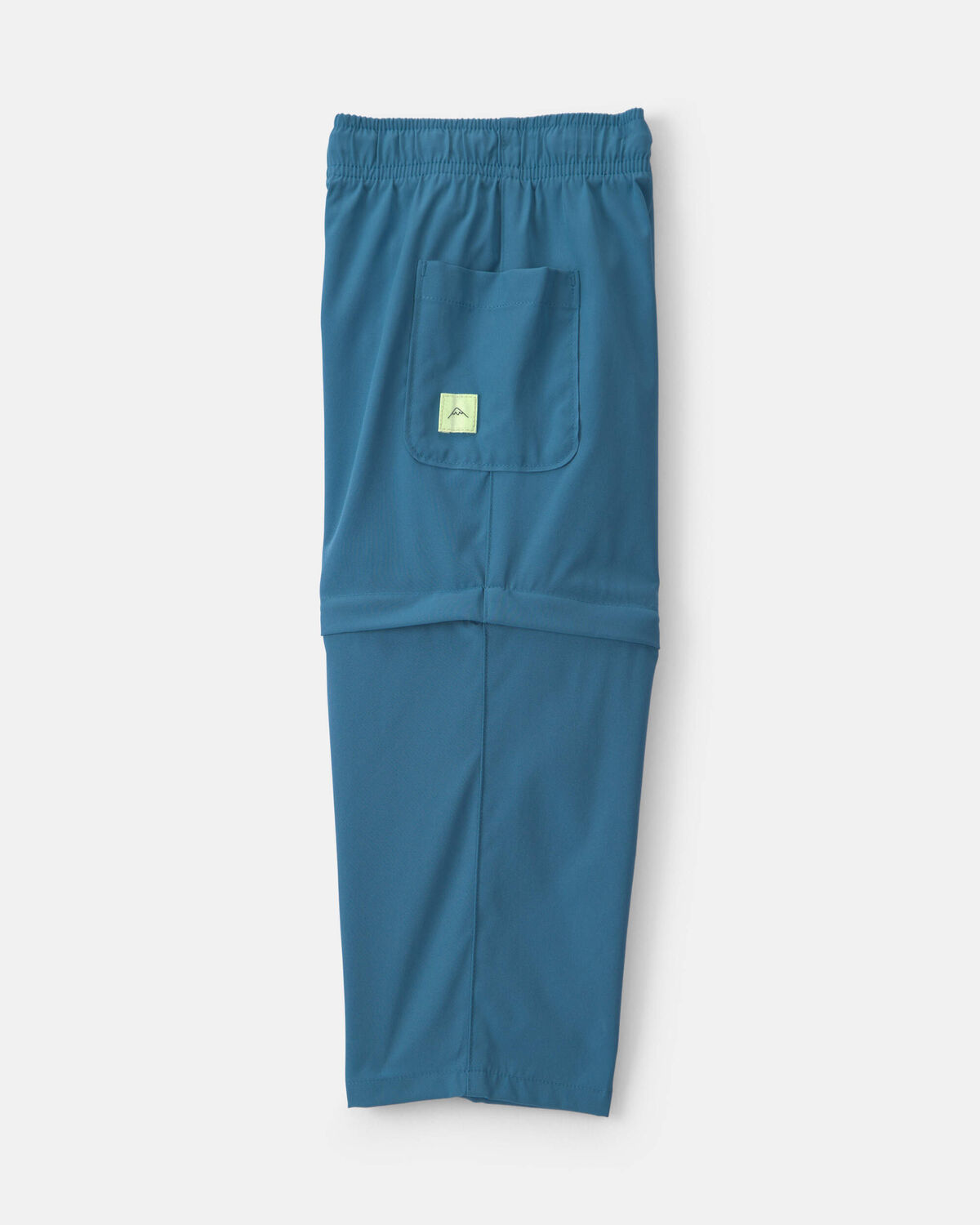 Toddler Boy 2-in-1 Poplin Zip-Off Pants - Blue - Image 4