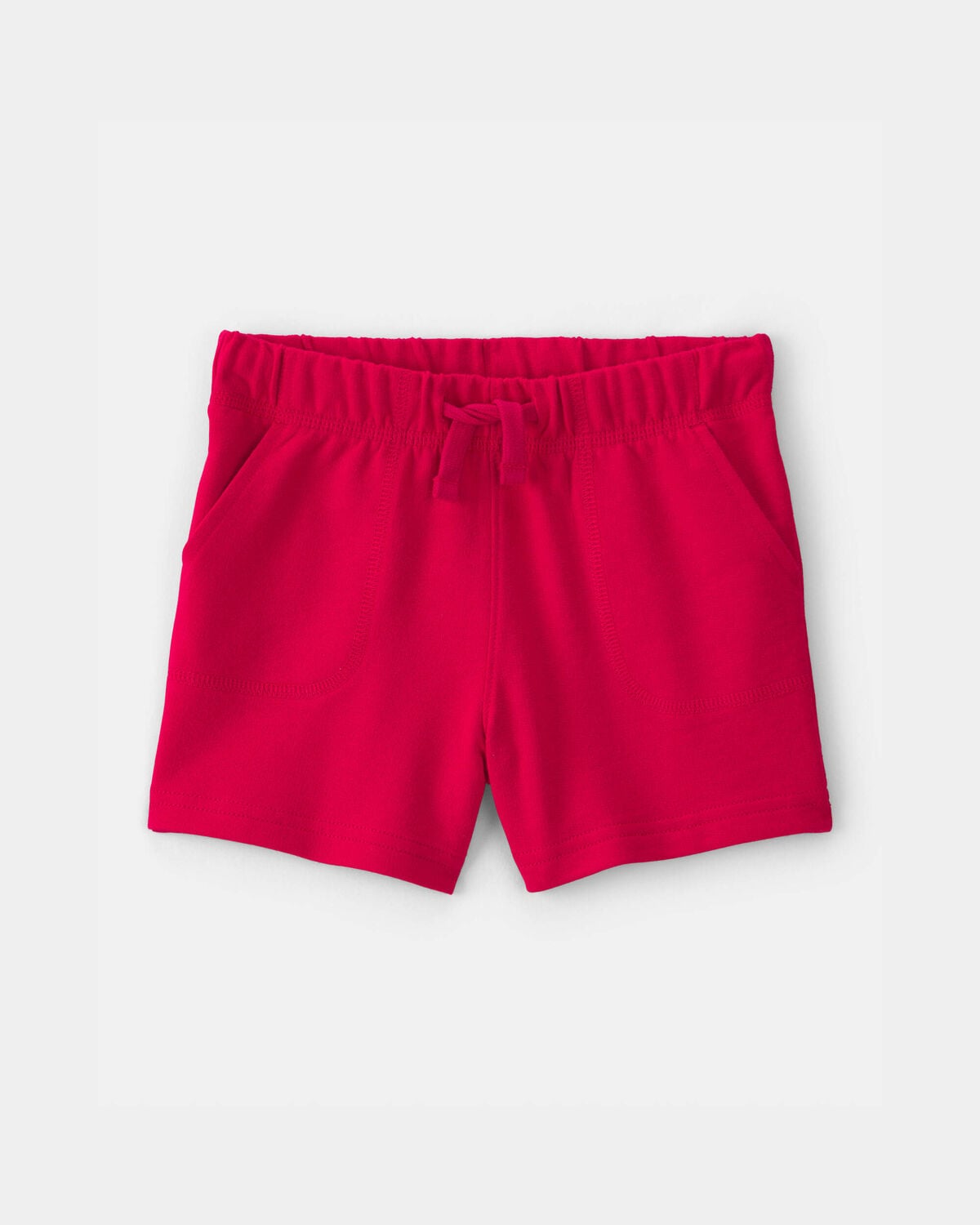 Toddler Boy French Terry Shorts - Red