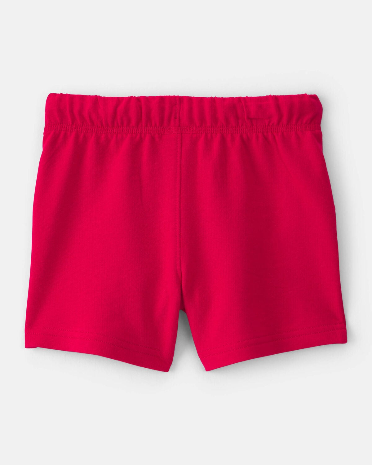 Toddler Boy French Terry Shorts - Red - Image 2