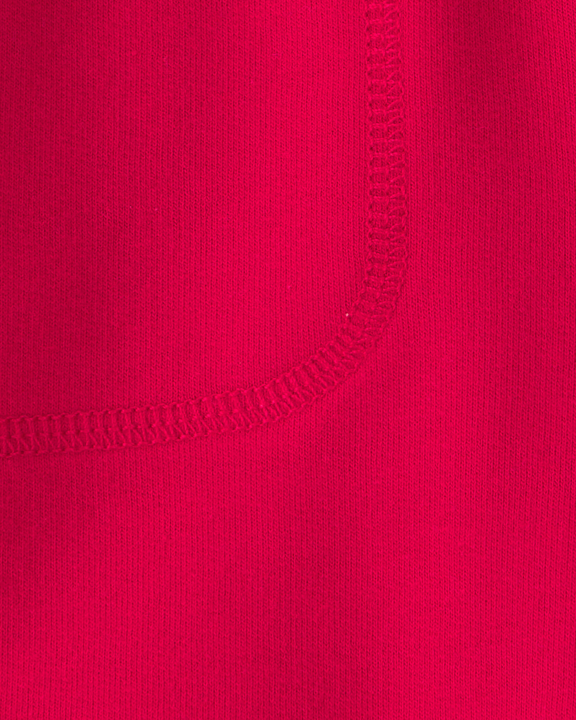 Toddler Boy French Terry Shorts - Red - Image 4