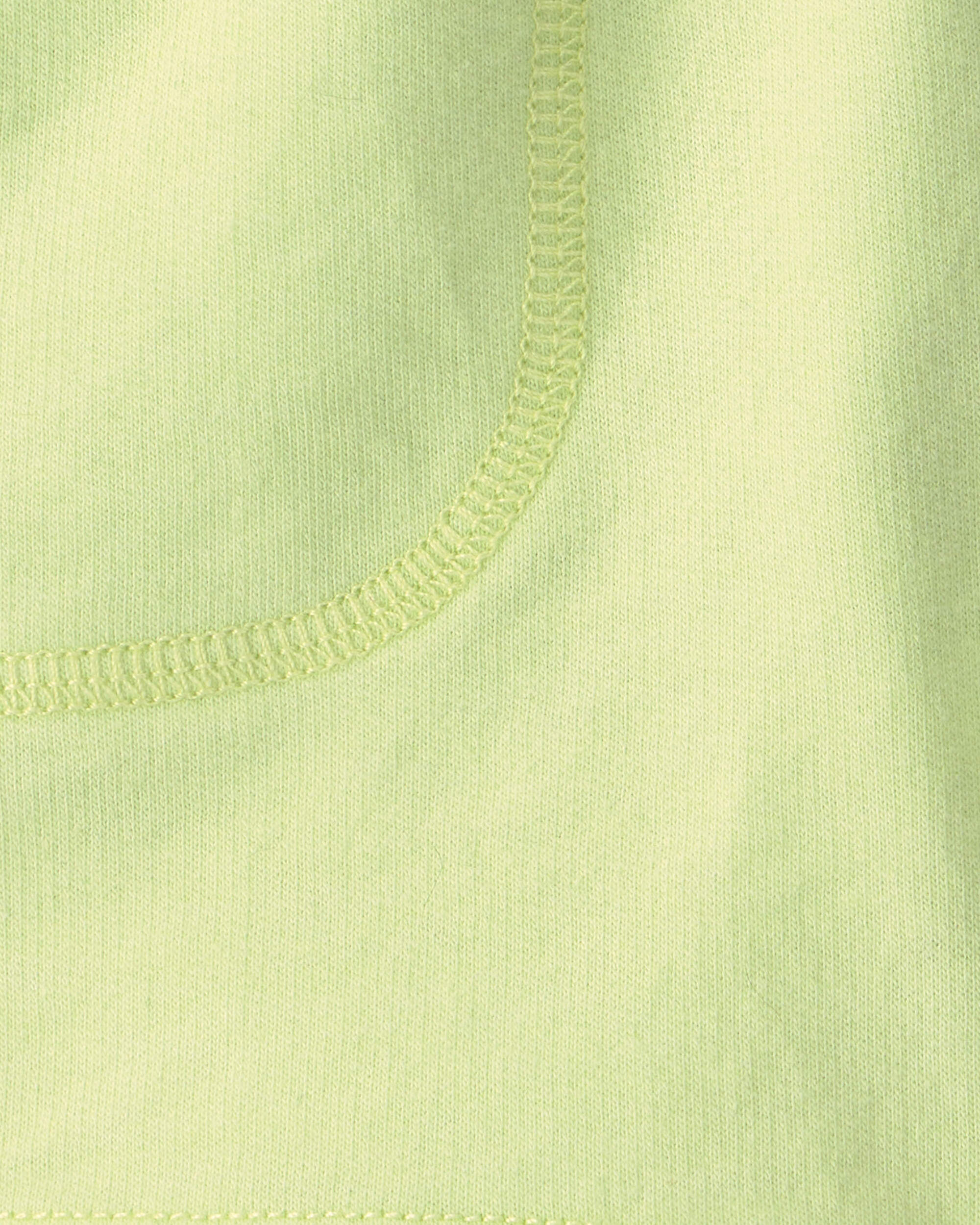 Toddler Boy French Terry Shorts - Green - Image 4