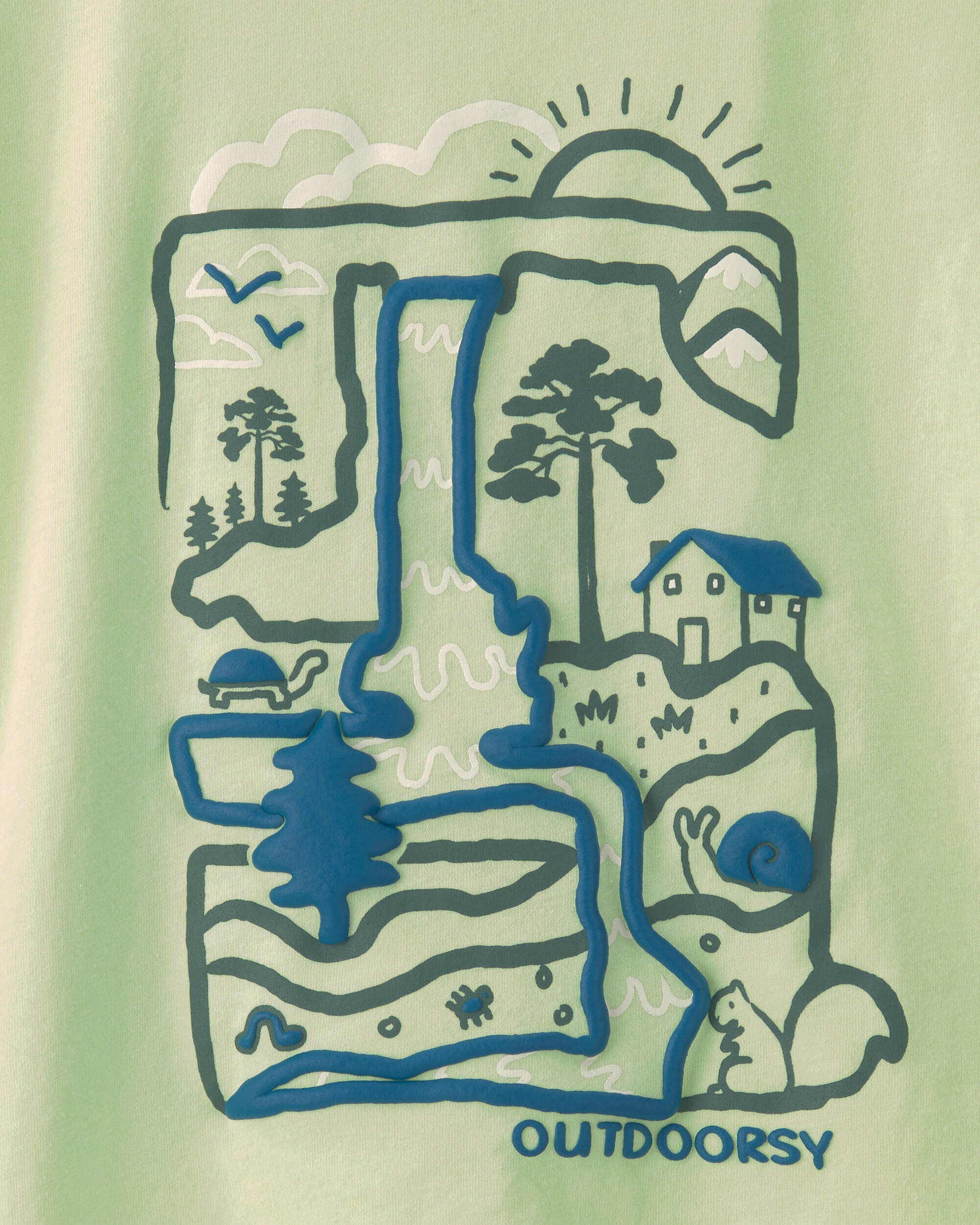 Toddler Boy 'Outdoorsy' Graphic Tee - Green - Image 4