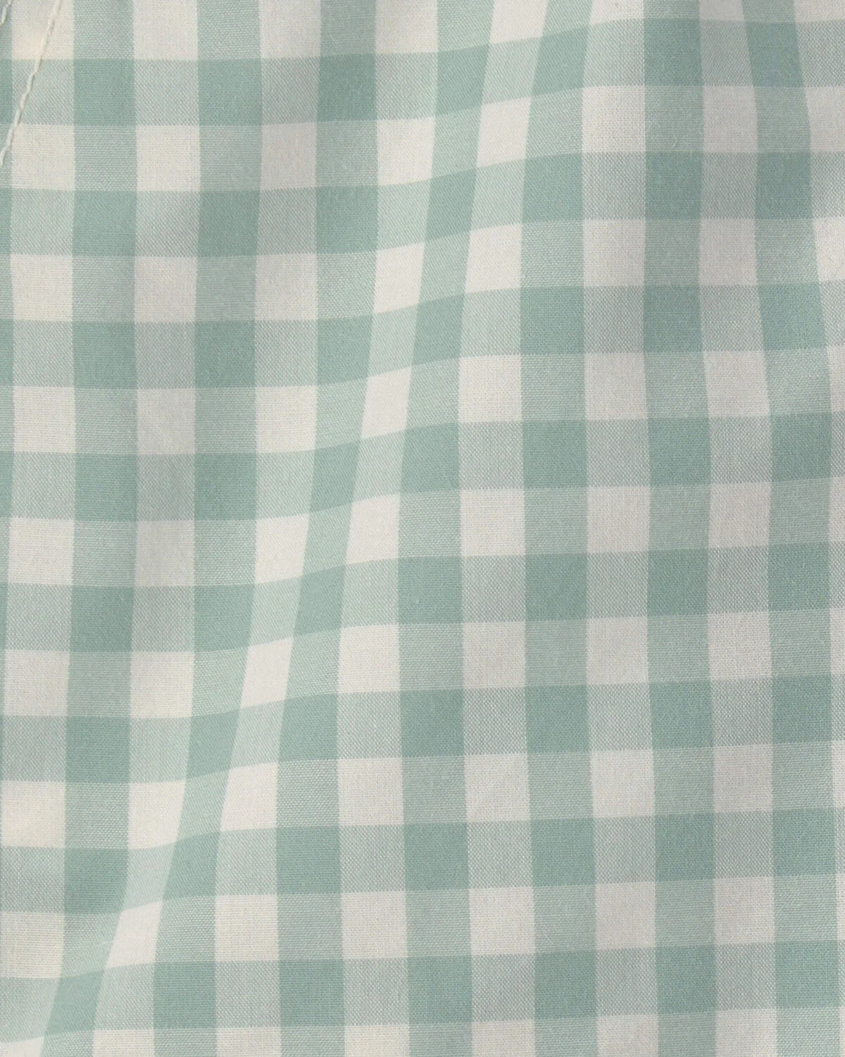 Toddler Boy Gingham Poplin Shorts - Green - Image 3