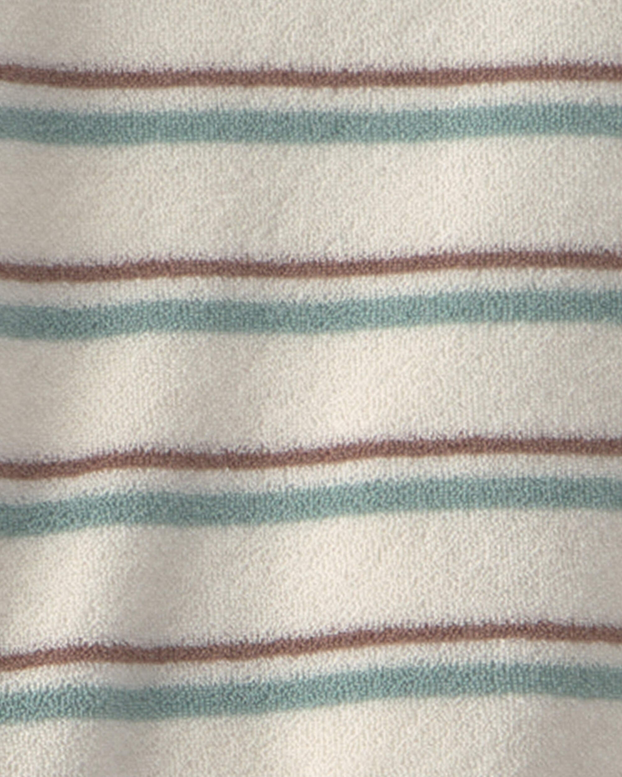 Toddler 2-Piece Terry Top & Short Set Made with Organic Cotton in Stripes - Image 5