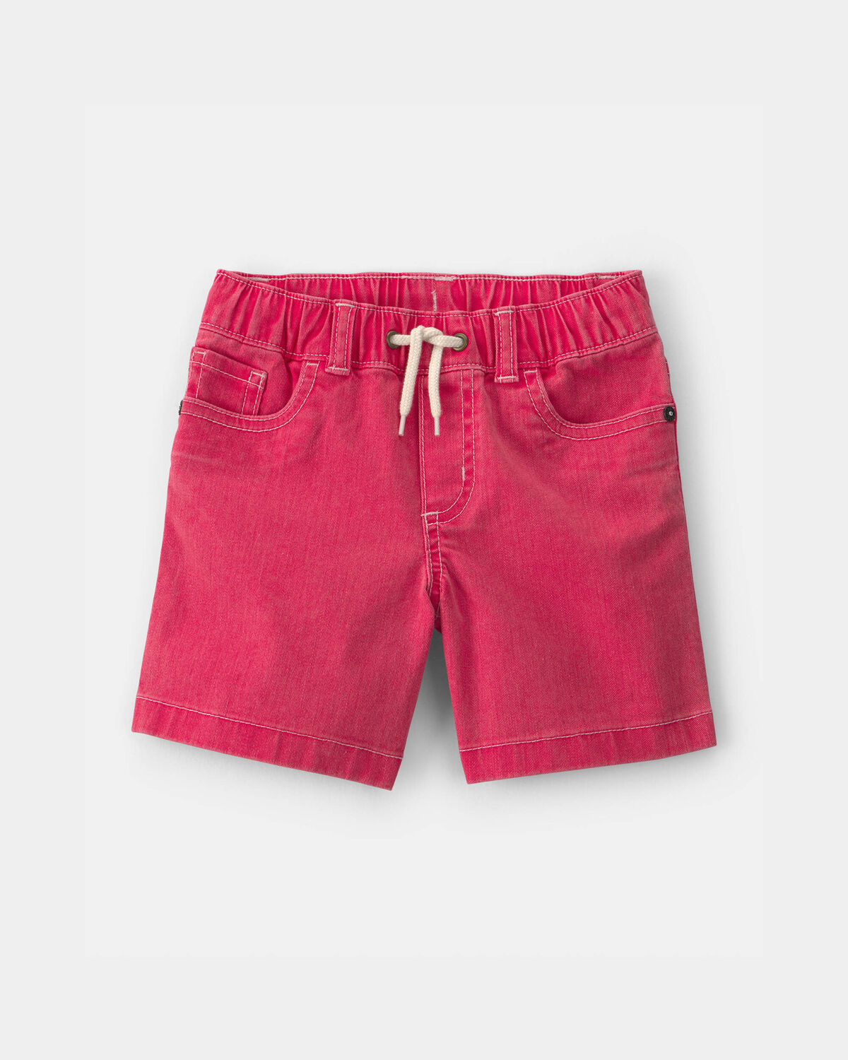 Toddler Boy Stretch Twill Shorts - Red