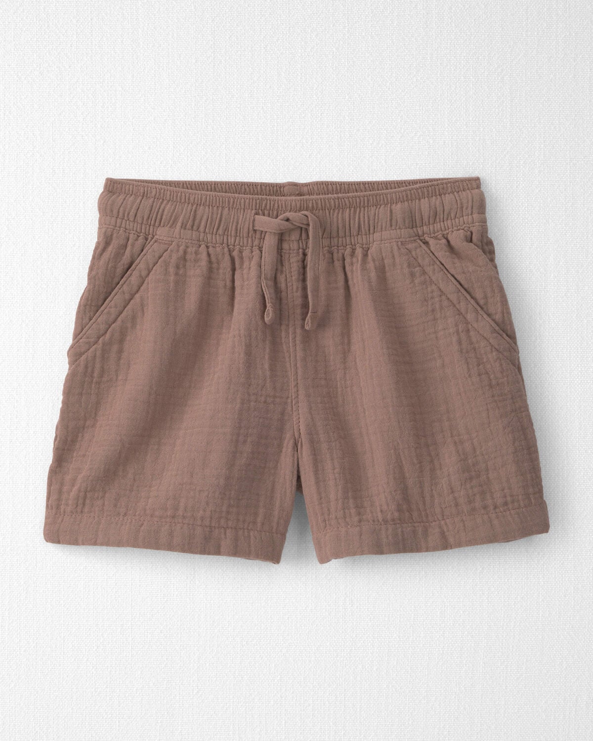 Toddler Boy 2-Piece Organic Cotton Gauze Embroidered Top & Short Set - Image 2