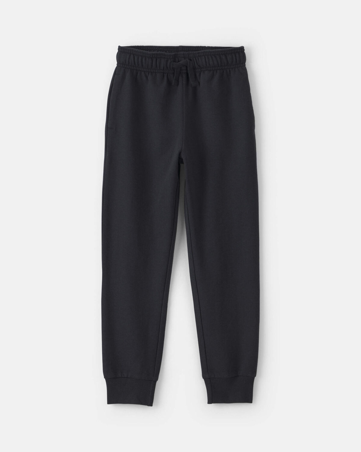 Toddler Boy Pull-On Drawstring Joggers - Black