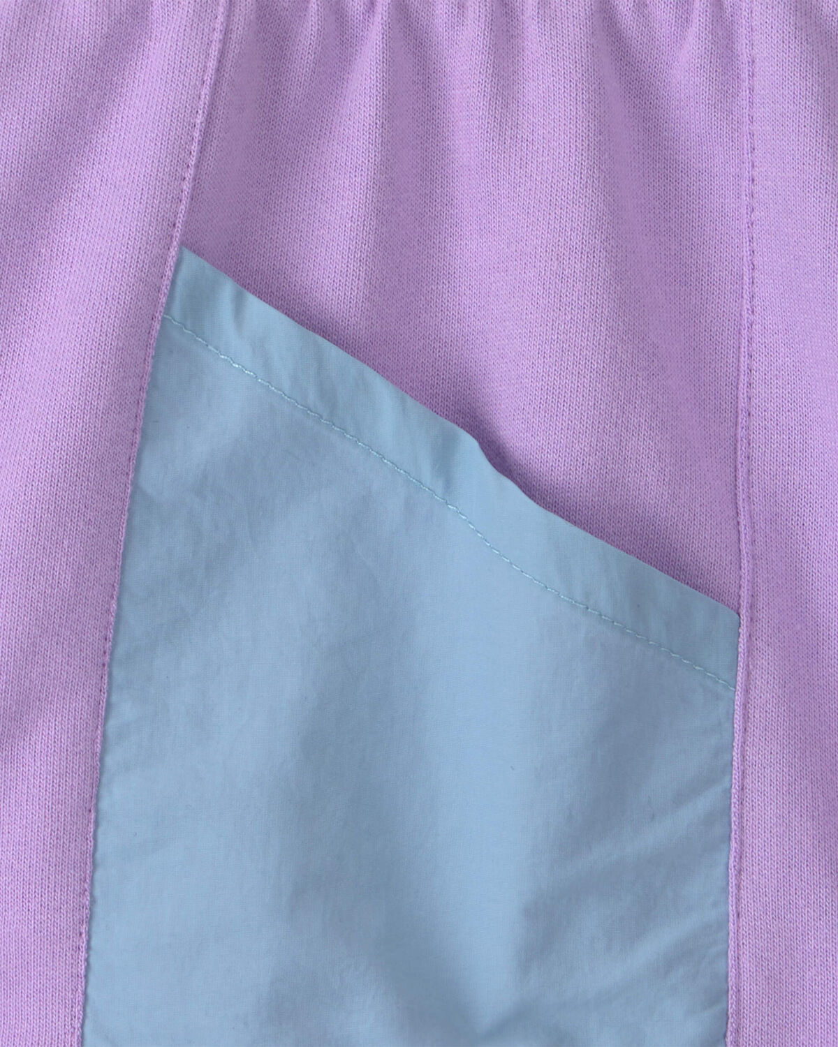 Toddler Girl French Terry Shorts - Purple/Blue - Image 4