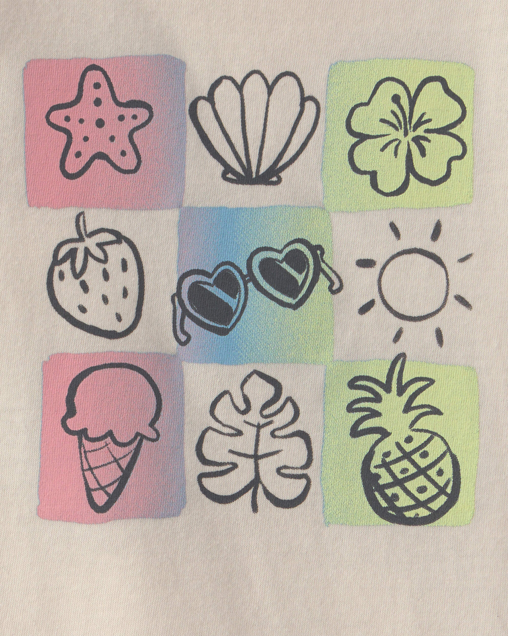 Toddler Girl Ice Cream Graphic Tank - Pink - Image 4