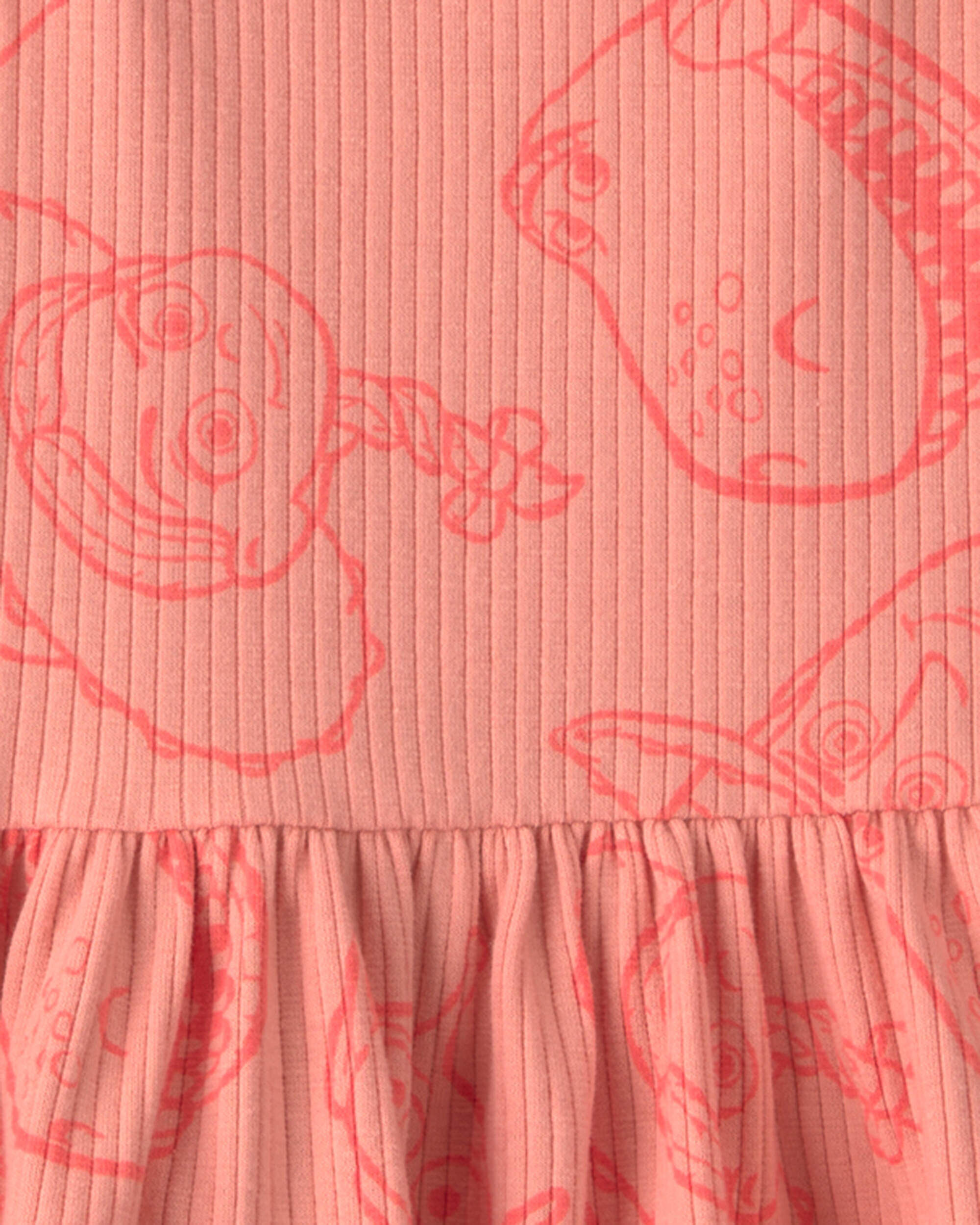 Toddler Girl 2-Piece Pixar© Toy Story Sleeveless Top & Short Set - Coral - Image 3