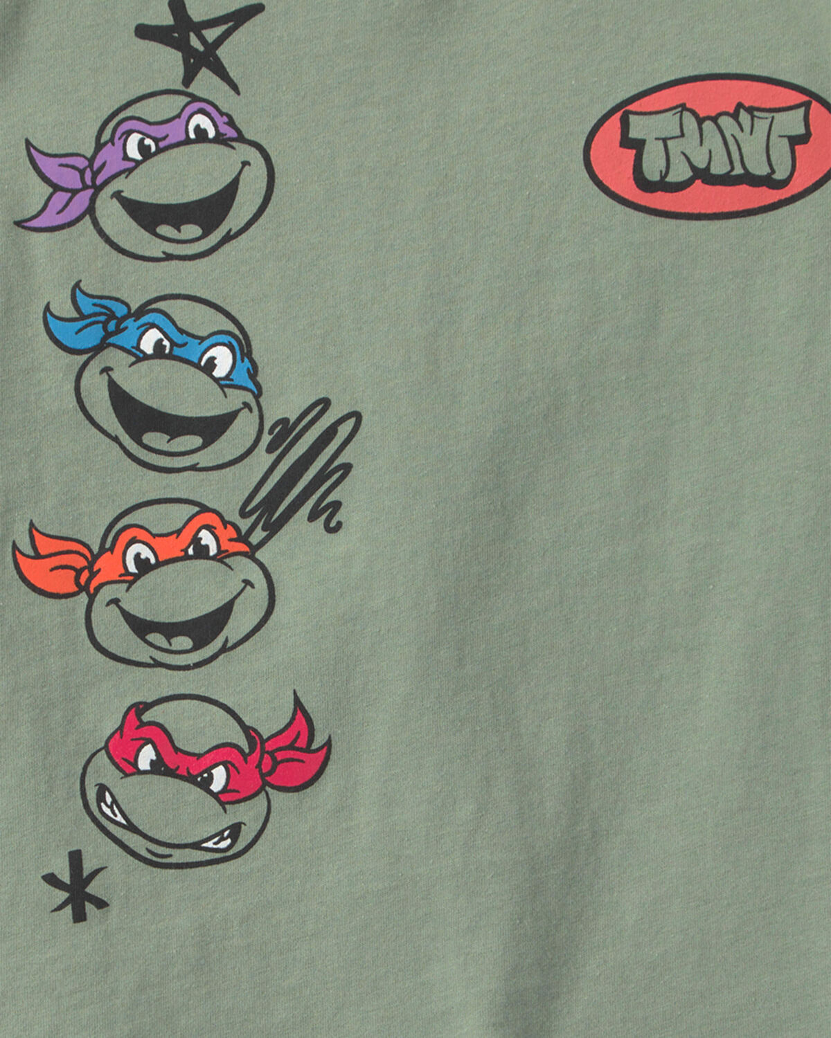 Toddler Boy Ninja Turtles Graphic Tee - Green - Image 3
