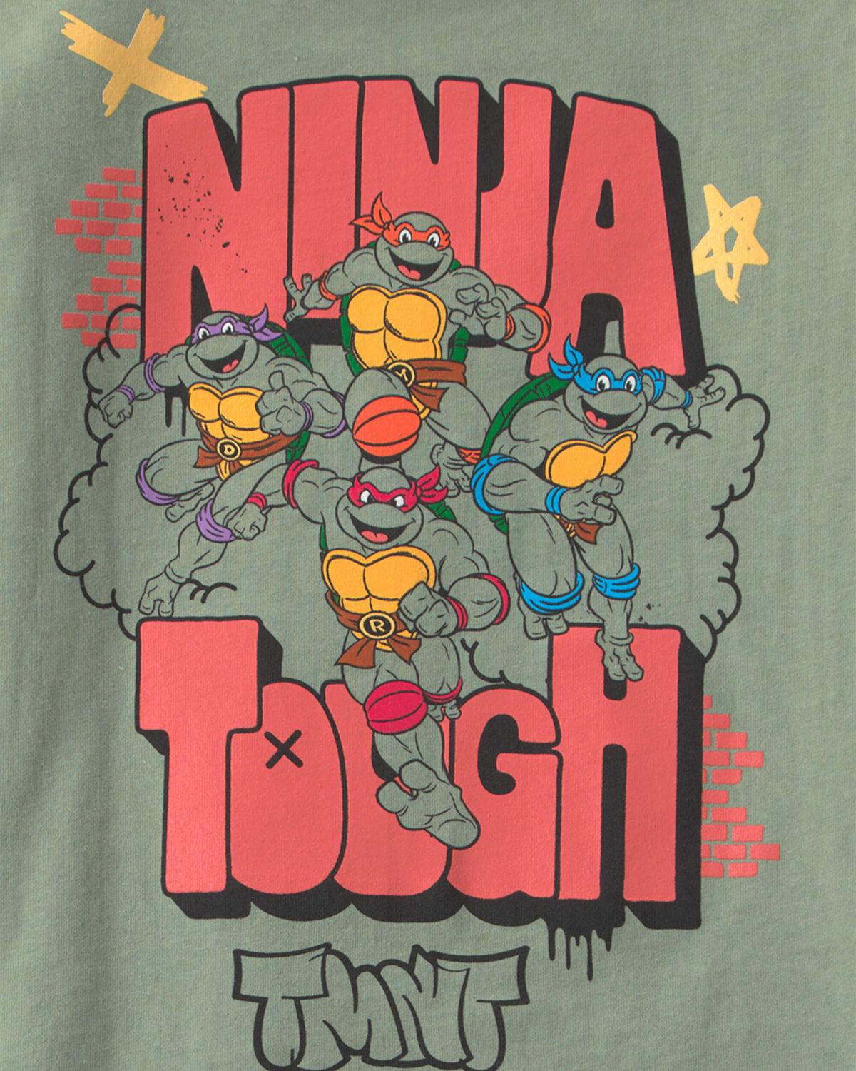 Toddler Boy Ninja Turtles Graphic Tee - Green - Image 4