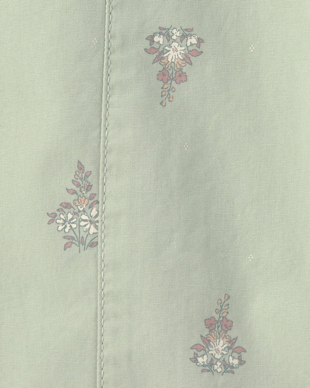Toddler Girl Floral Barrel Pants - Green - Image 3