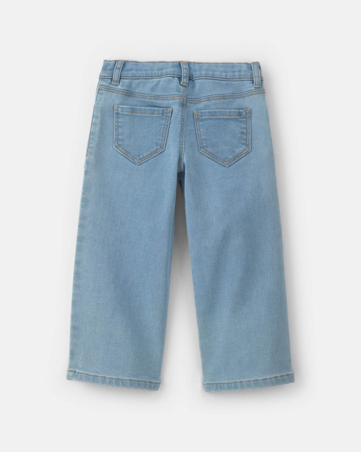Toddler Girl Wide-Leg Jeans - Light Wash - Image 2