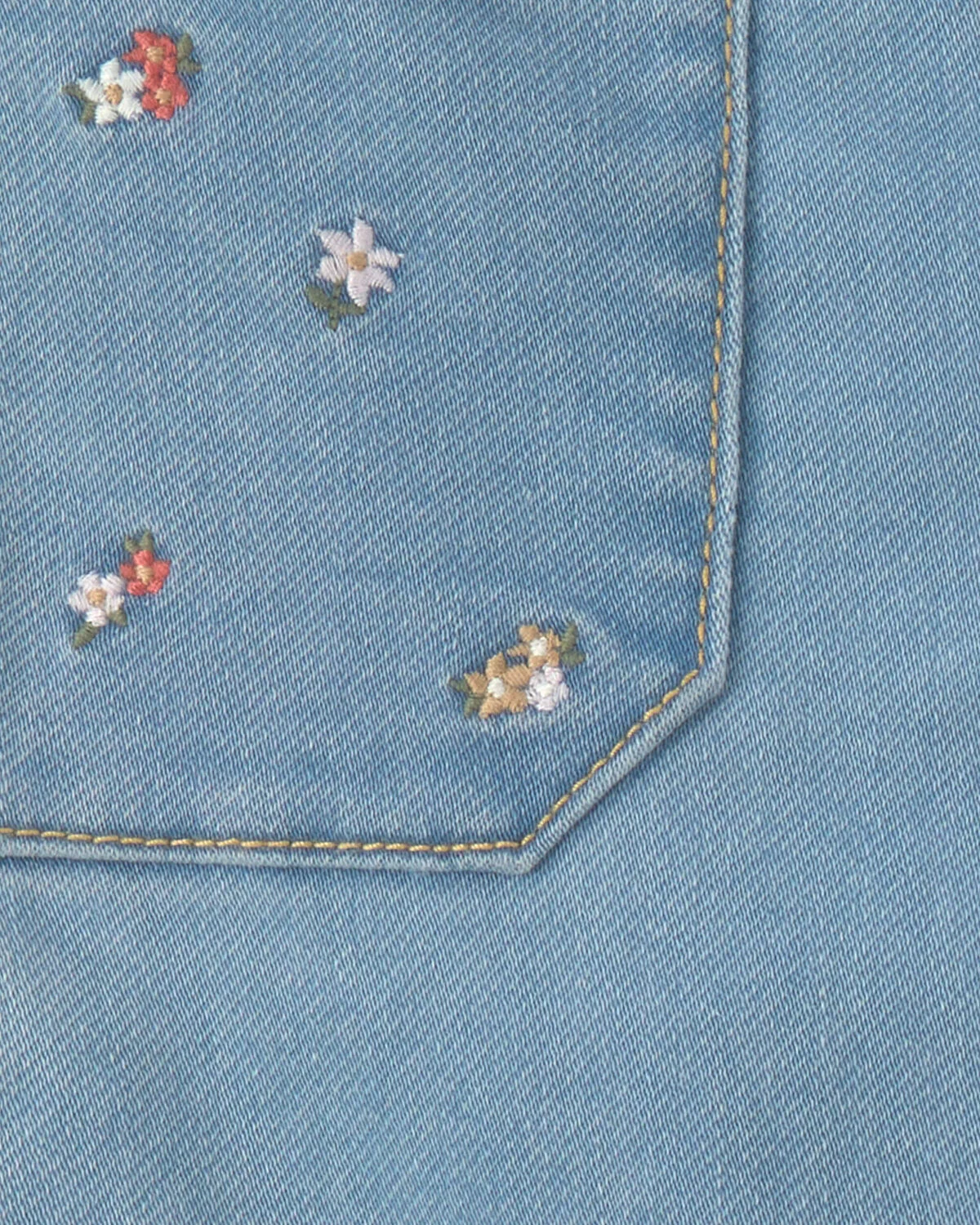 Toddler Girl Wide-Leg Jeans - Light Wash - Image 3