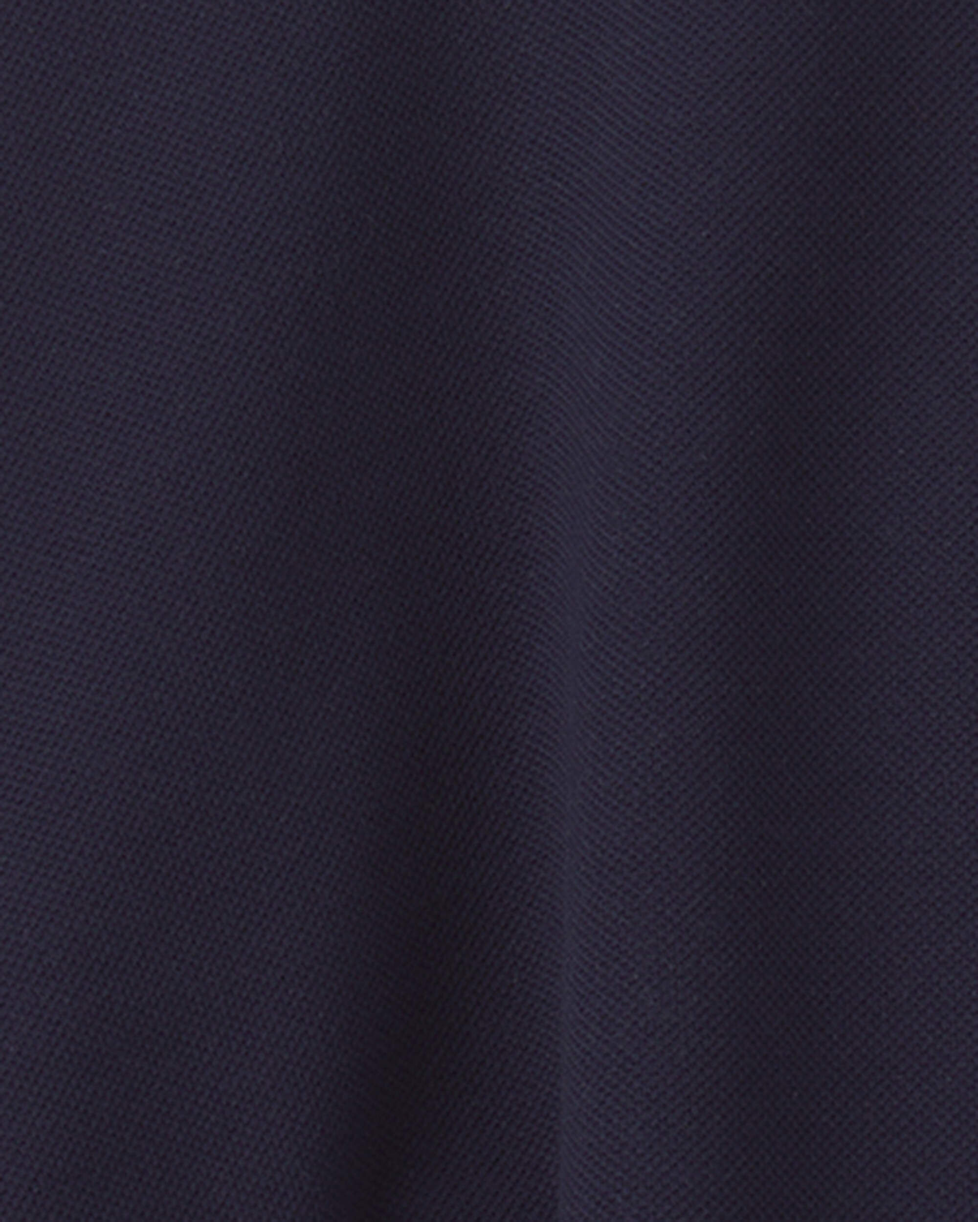 Toddler Girl Uniform Piqué Short-Sleeve Dress - Navy - Image 4