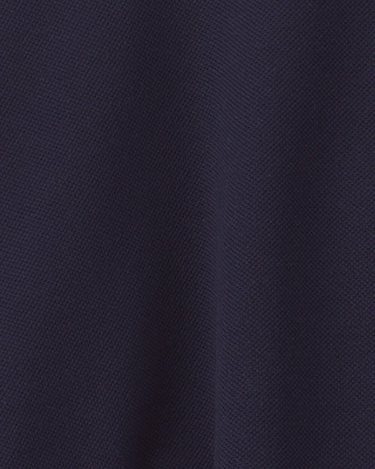 Toddler Girl Uniform Piqué Short-Sleeve Dress - Navy - Image 3