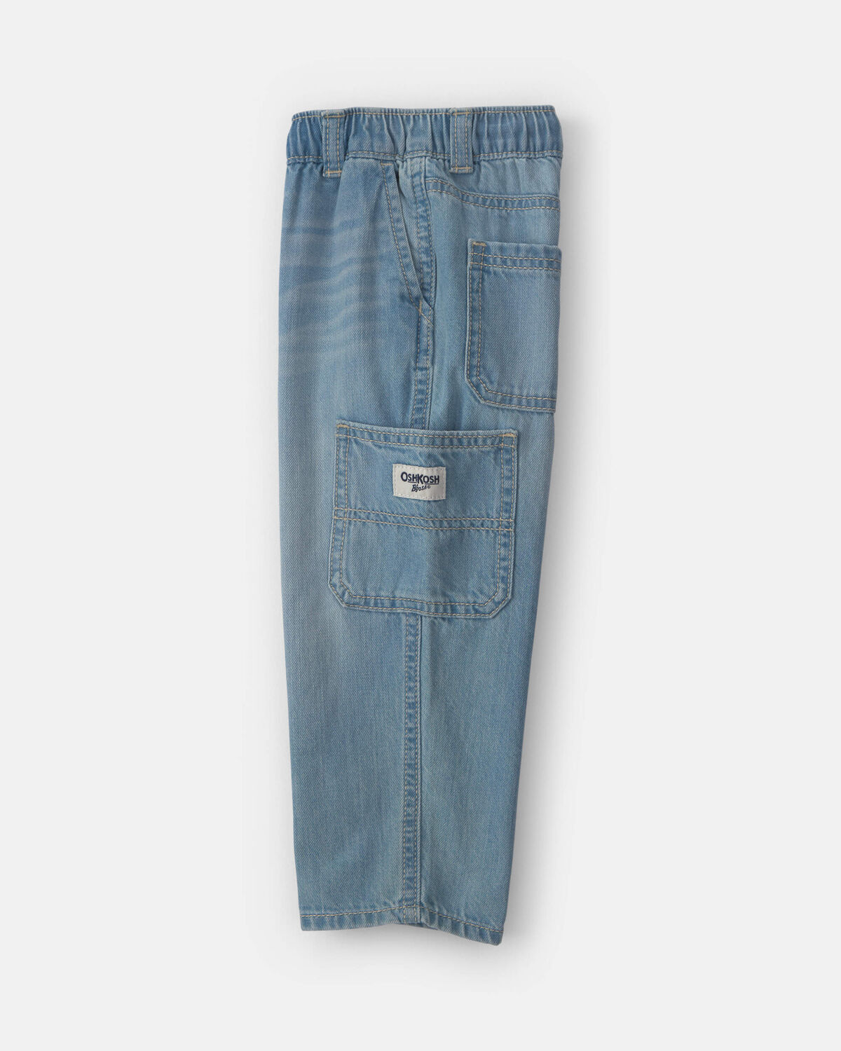 Toddler Boy Wide-Leg Carpenter Jeans - Medium Wash - Image 3