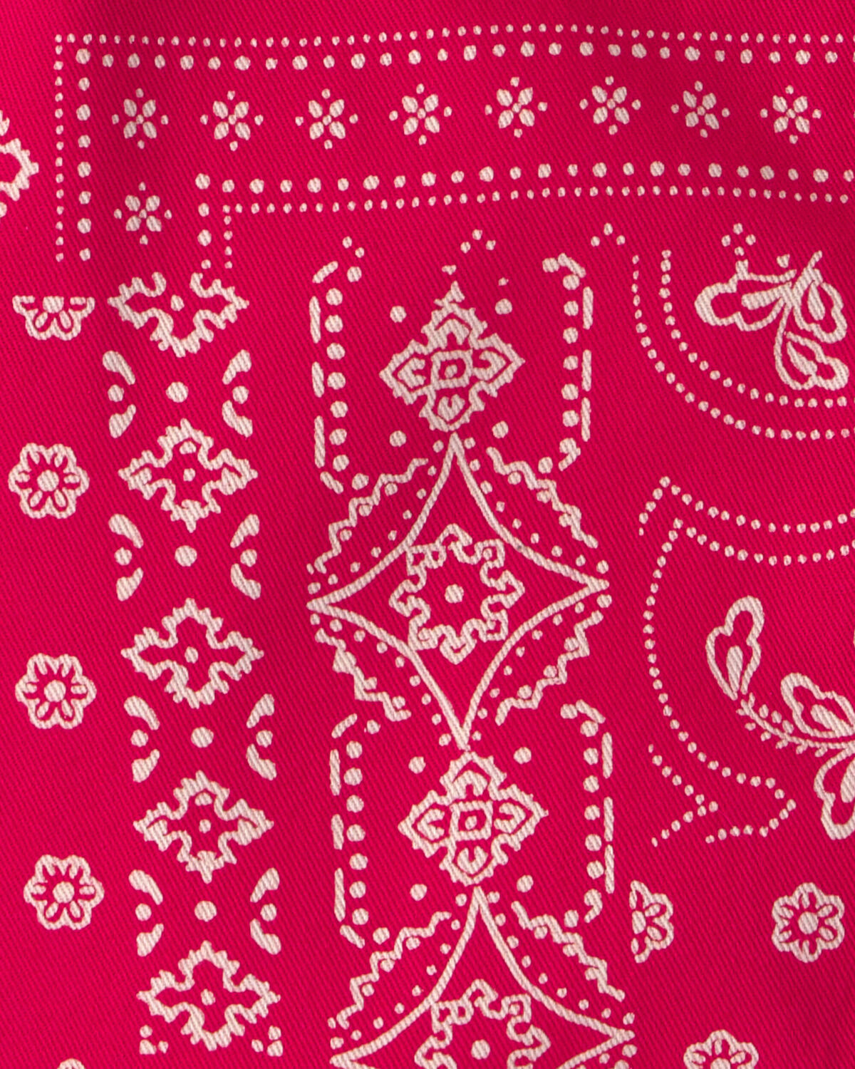 Toddler Boy Bandana Short-Sleeve Button-Down Shirt - Red - Image 2
