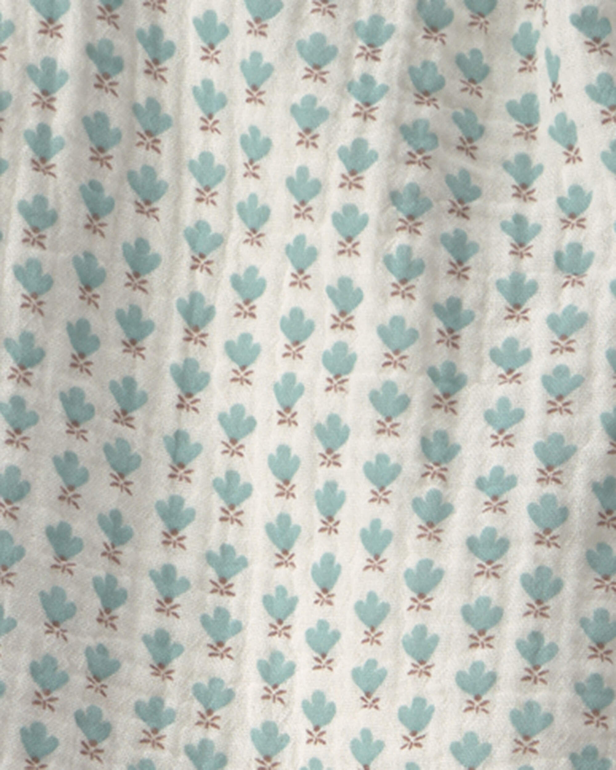 Toddler Girl 2-Piece Linen Top & Short Set Made with Organic Cotton in Blue Hibiscus - Image 6