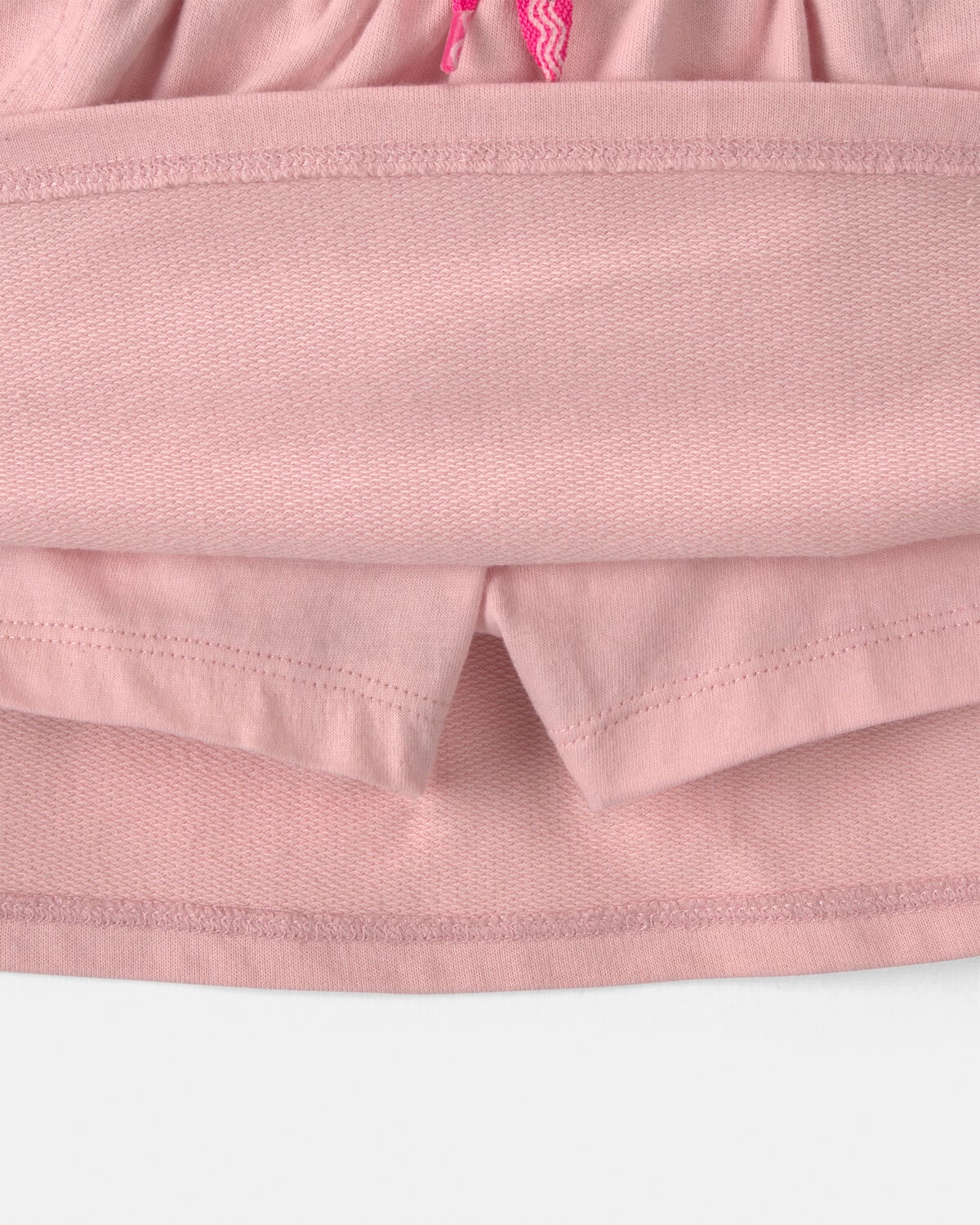 Toddler Girl French Terry Skort - Pink - Image 2