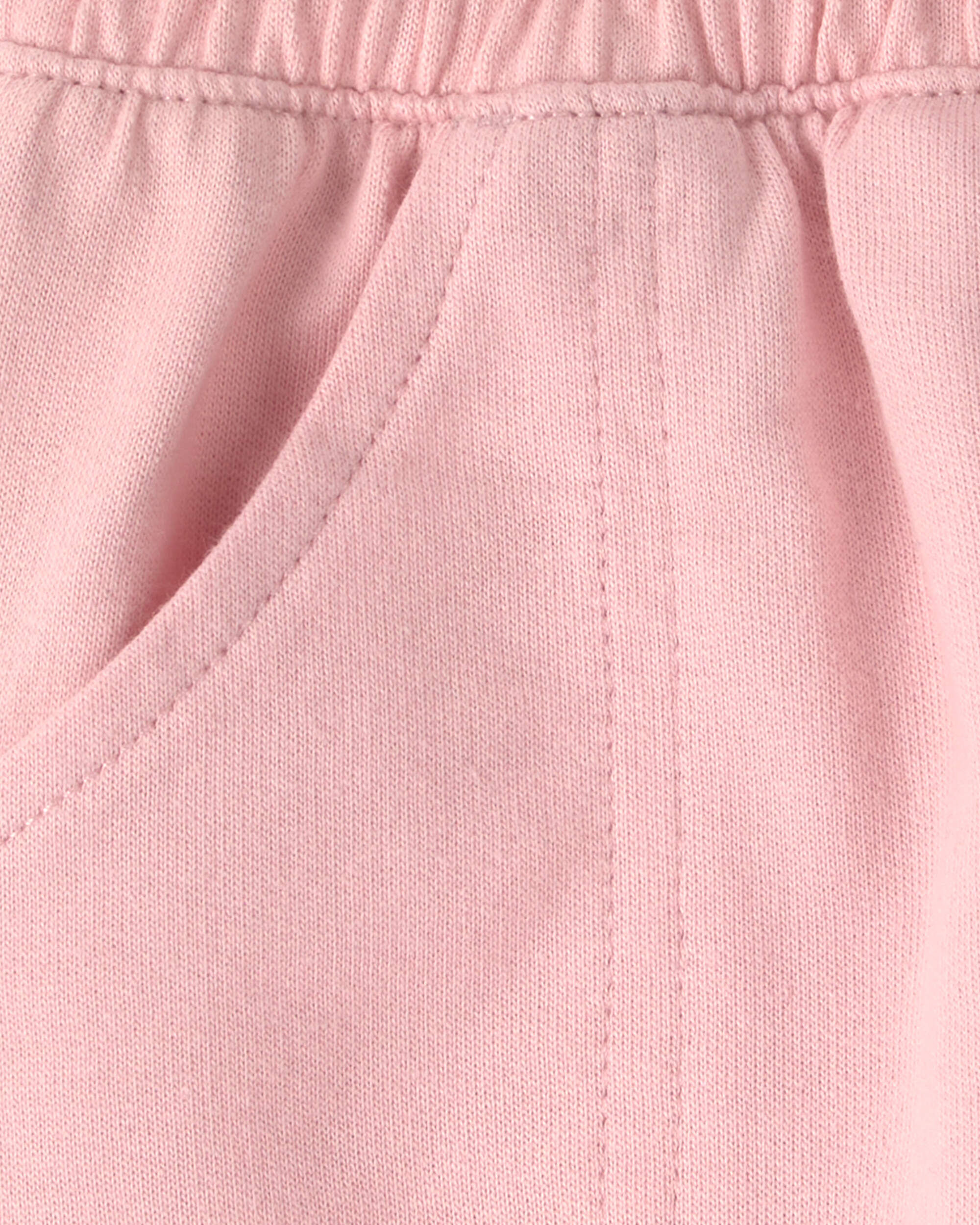 Toddler Girl French Terry Skort - Pink - Image 4
