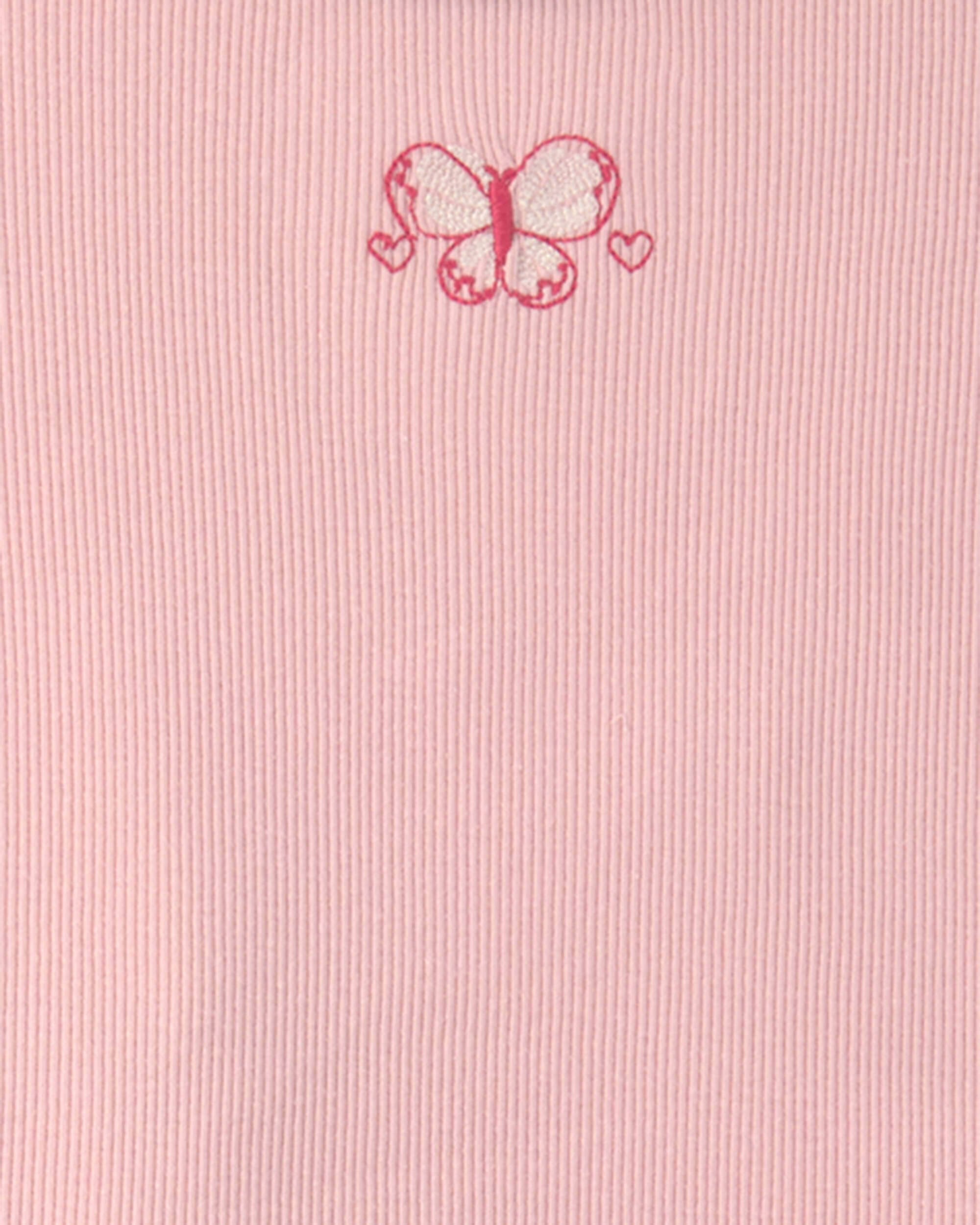 Toddler Girl 2-Piece Short-Sleeve Top & Pant Set - Pink - Image 4