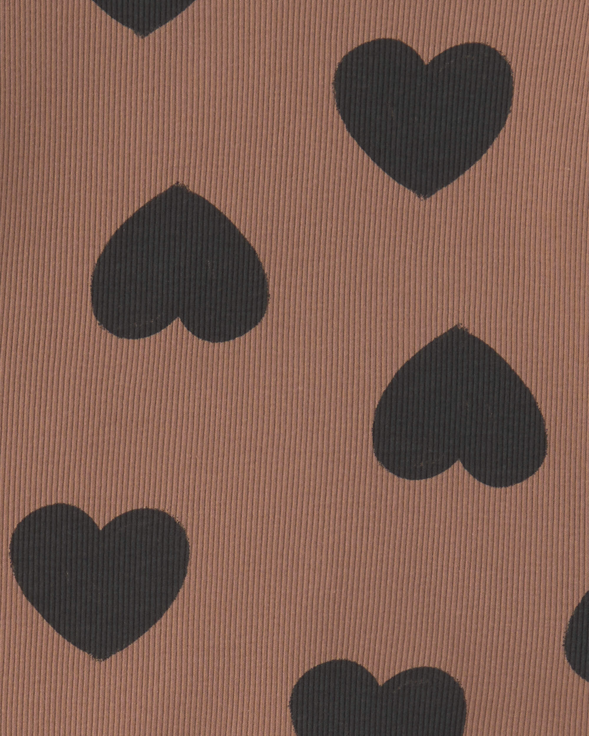 Toddler Girl 2-Piece Heart Long-Sleeve Top & Pant Set - Brown - Image 4