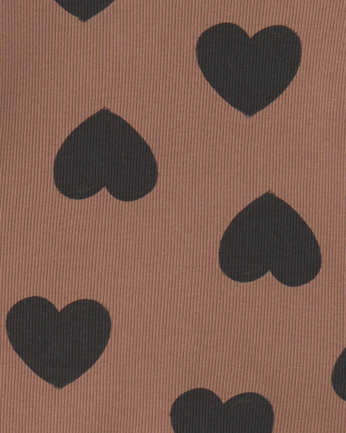 Toddler Girl 2-Piece Heart Long-Sleeve Top & Pant Set - Brown - Image 3