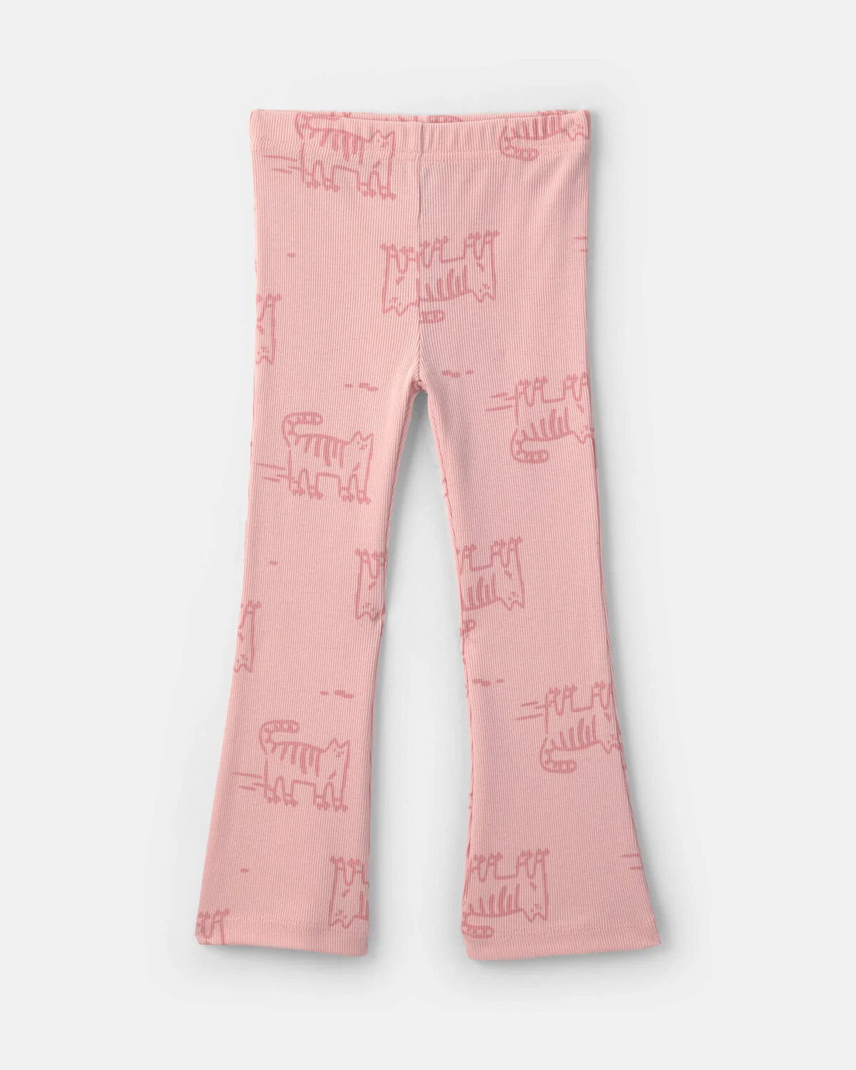 Toddler Girl Cat Long-Sleeve Top & Pant Set - Pink - Image 2