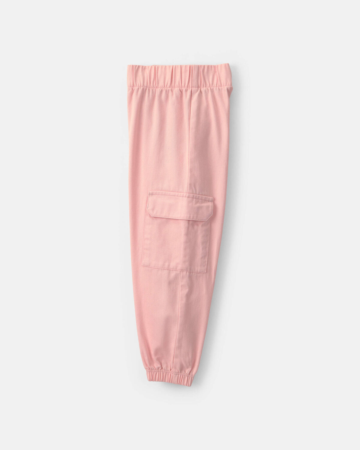 Toddler Girl 2-Piece 'Happy' Striped Twill Long-Sleeve Top & Pant Set - Pink/Cream - Image 3