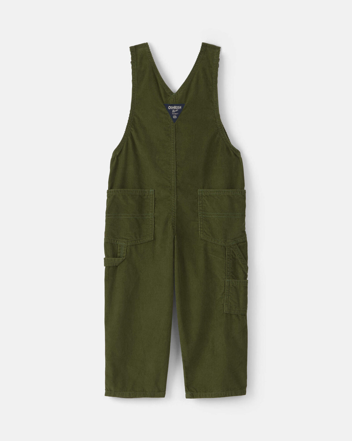Toddler Corduroy Overalls - Olive Green - Image 2