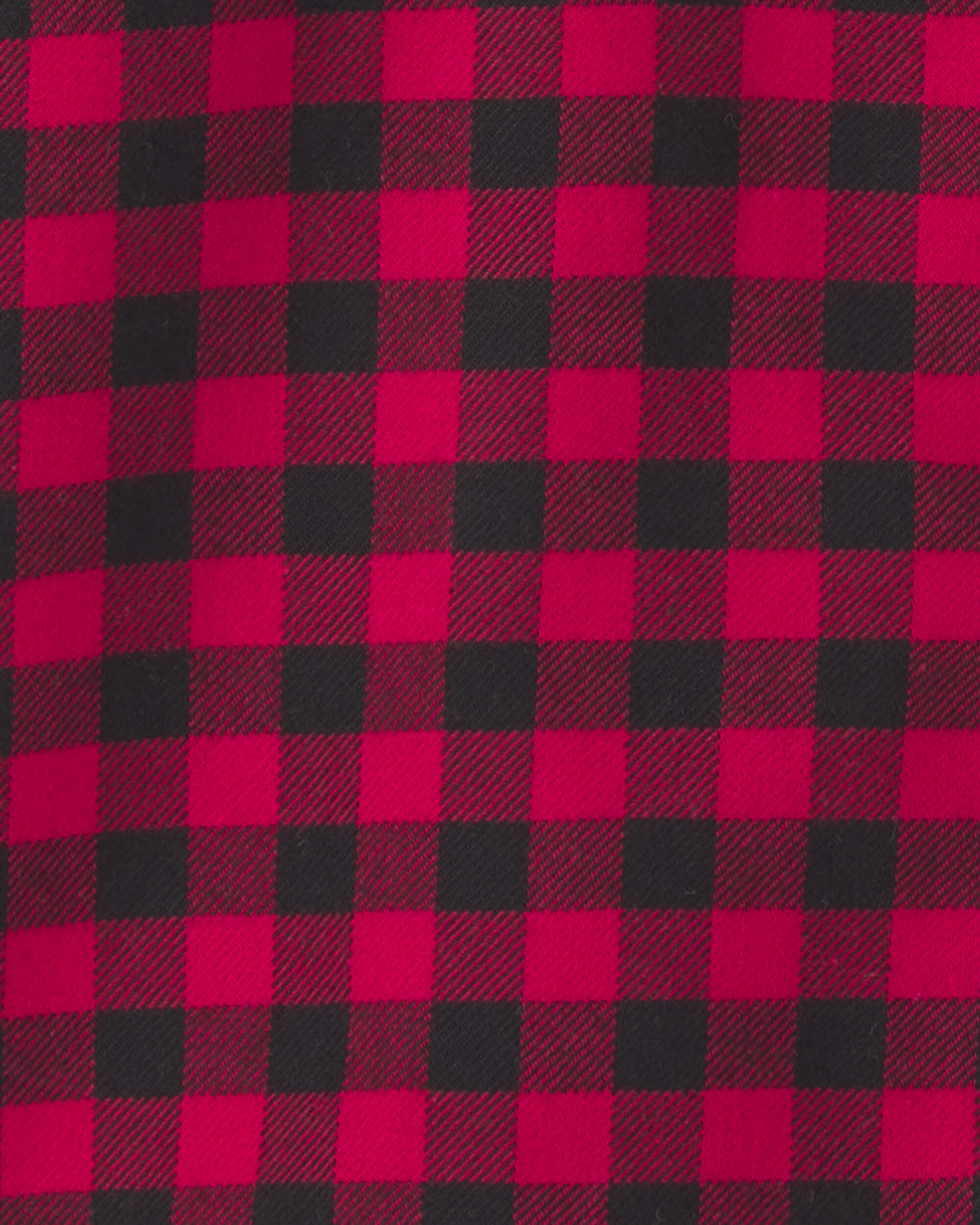 Toddler Boy Buffalo Check Long-Sleeve Shirt- Red/Black - Image 3