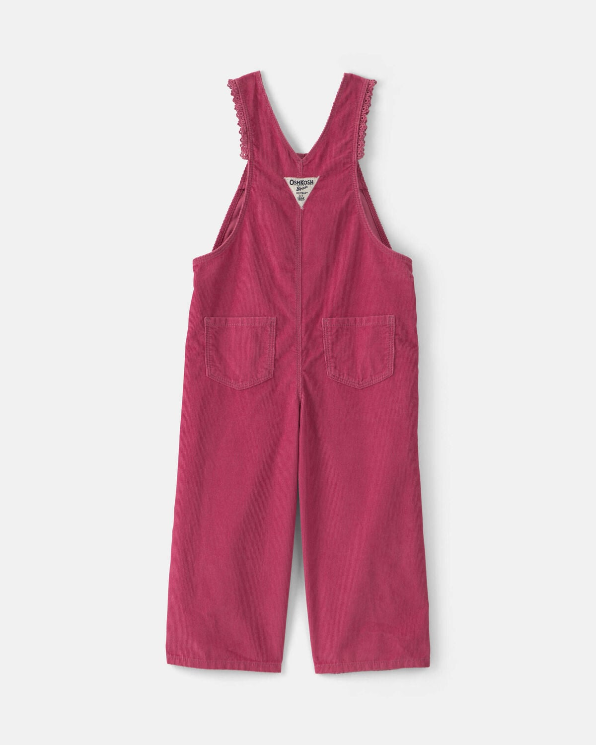 Toddler Girl Corduroy Overalls - Purple - Image 2