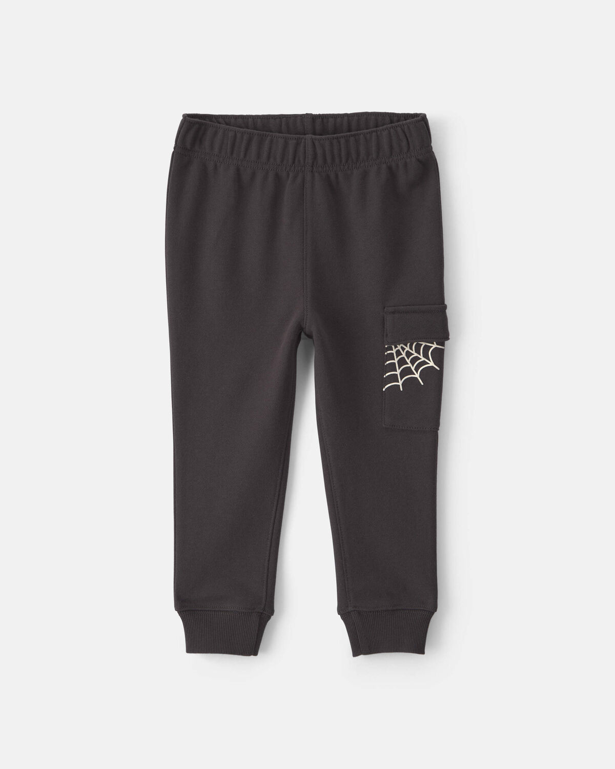 Toddler Boy 2-Piece 'Boo Yeah' Halloween Top & Pant Set - Grey/Black - Image 2