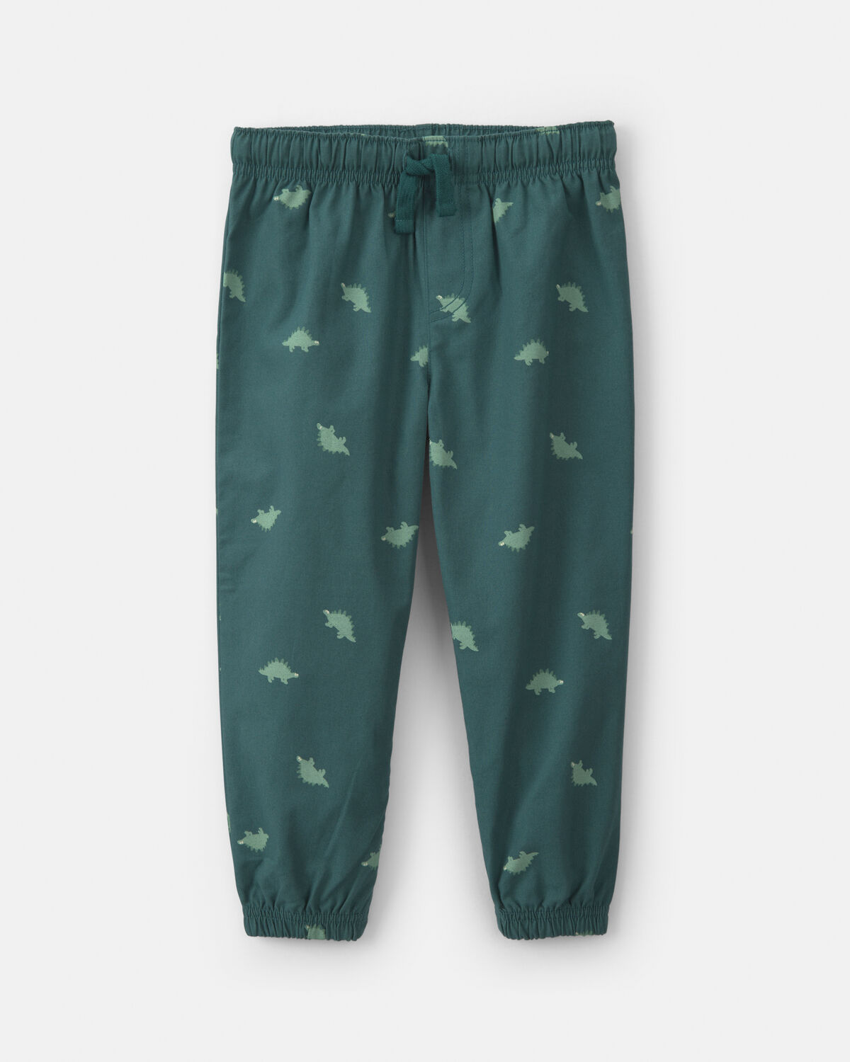 Toddler Boy 2-Piece Dinosaur Fleece Hooded Top & Pant Set - Grey/Green - Image 2