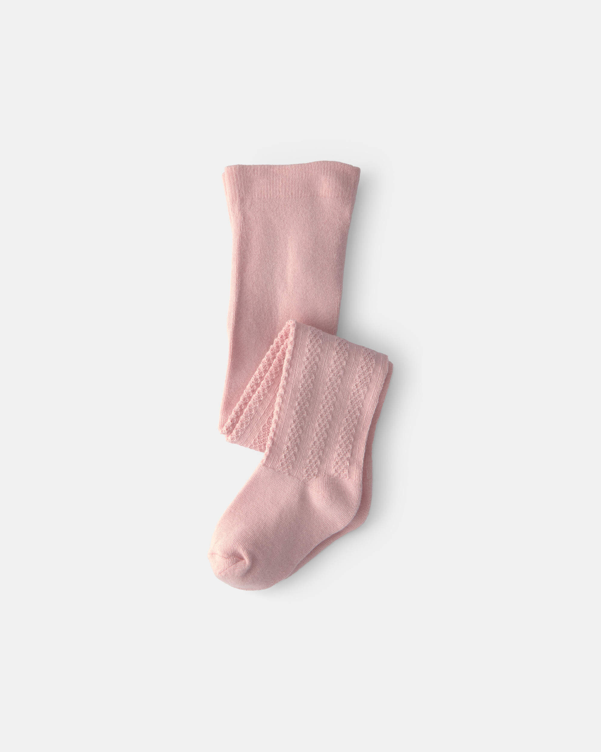 Toddler Girl Ribbed Tights - Black - Image 4