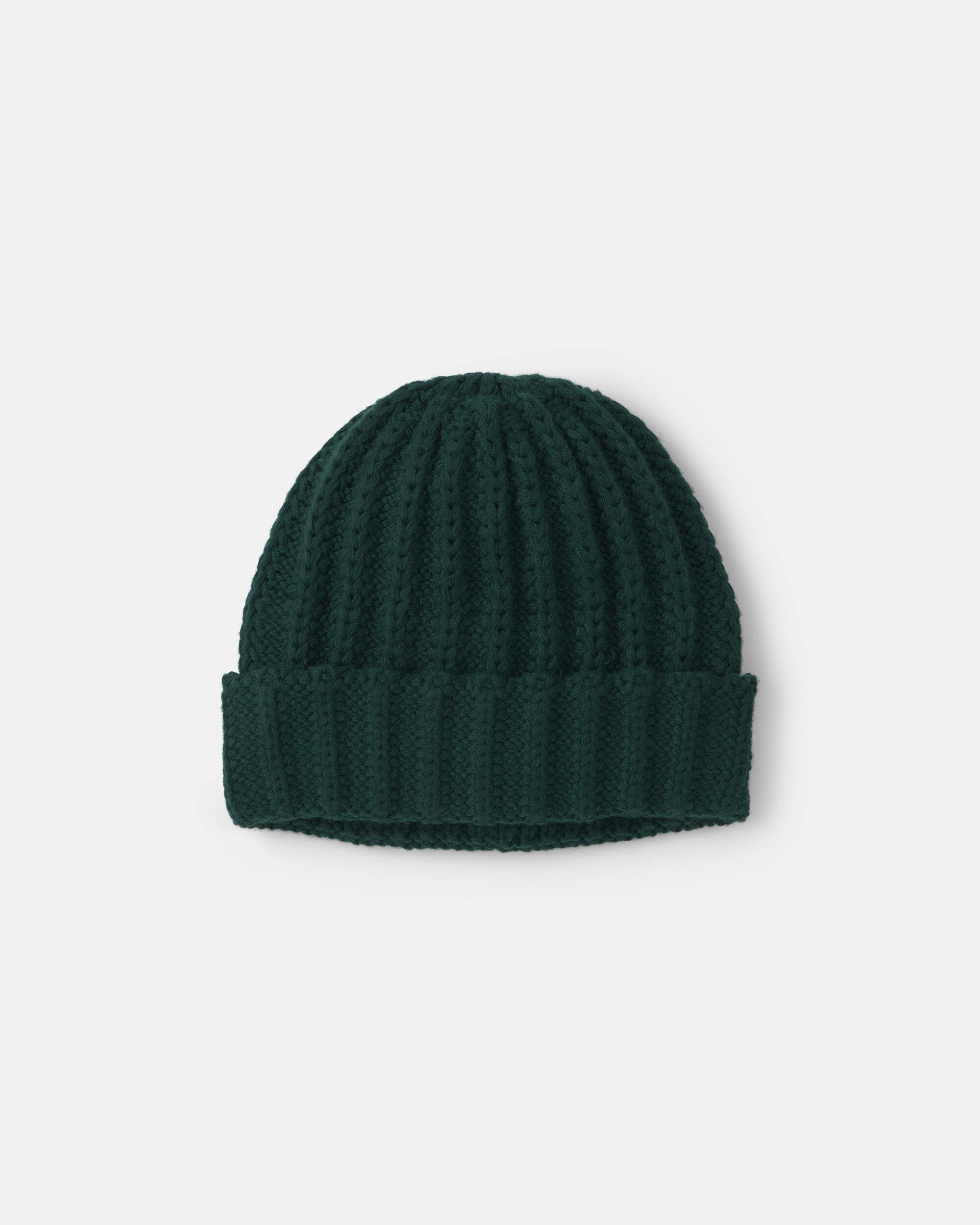 Toddler Boy Ribbed Beanie - Brown - Image 4