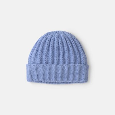 Toddler Girl Ribbed Beanie - Purple