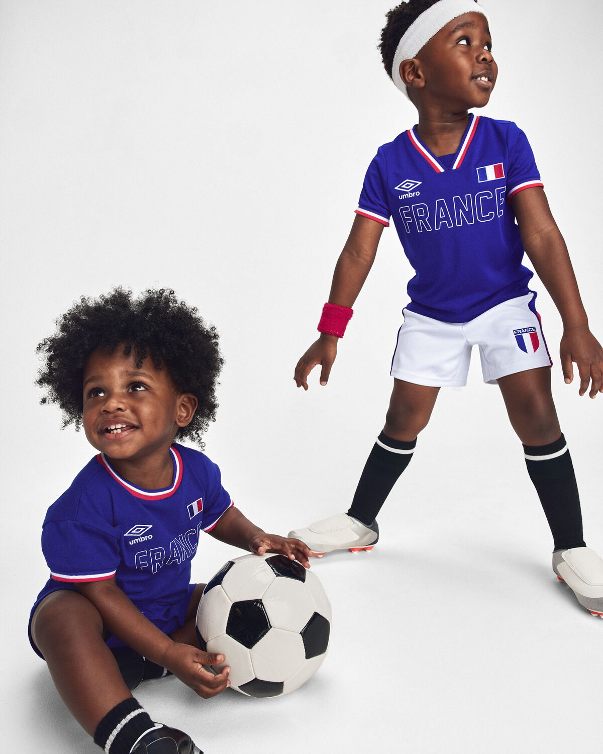 Kids Umbro France Soccer Jersey - Blue - Image 3