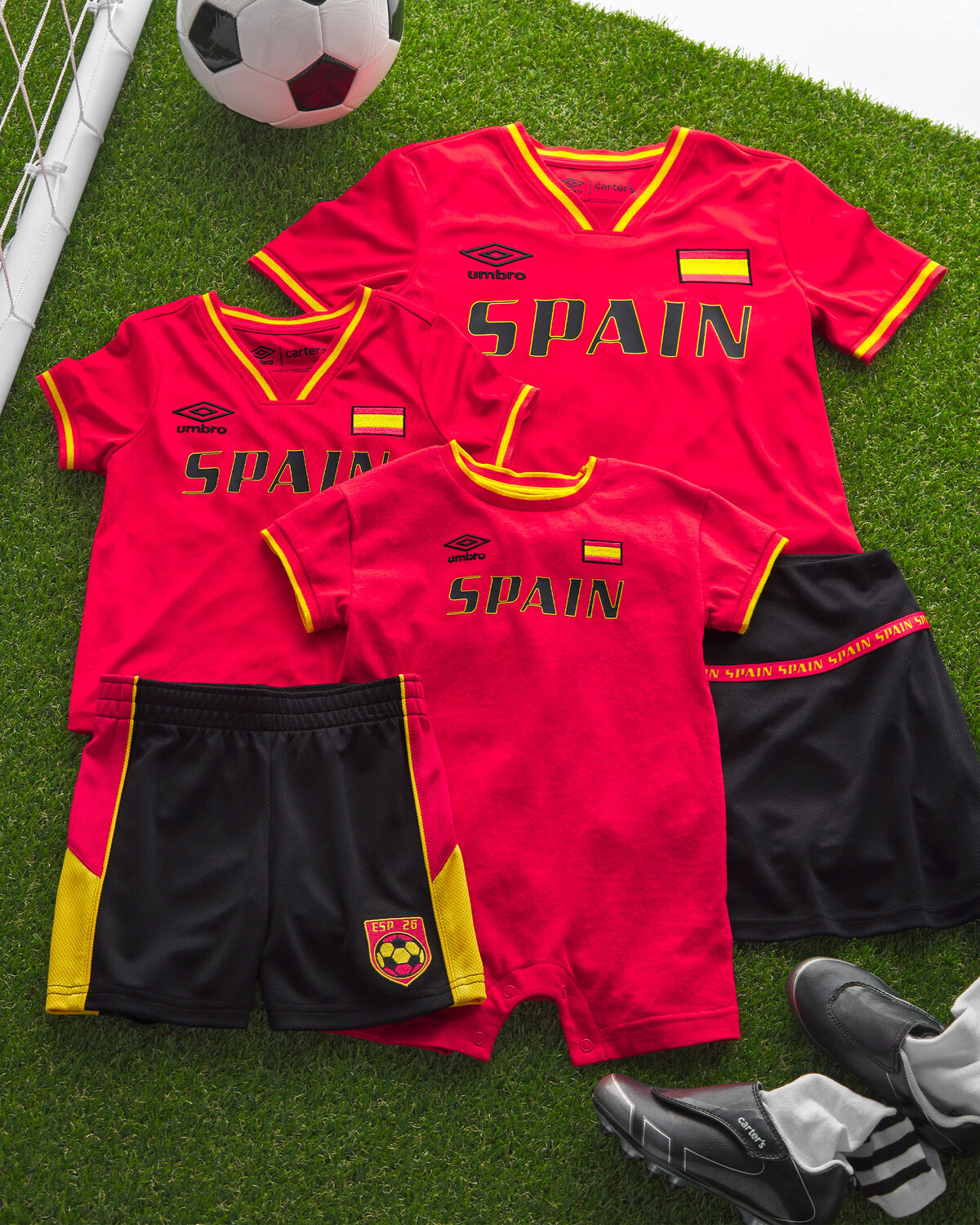 Toddler Umbro Spain Soccer Jersey - Red - Image 6