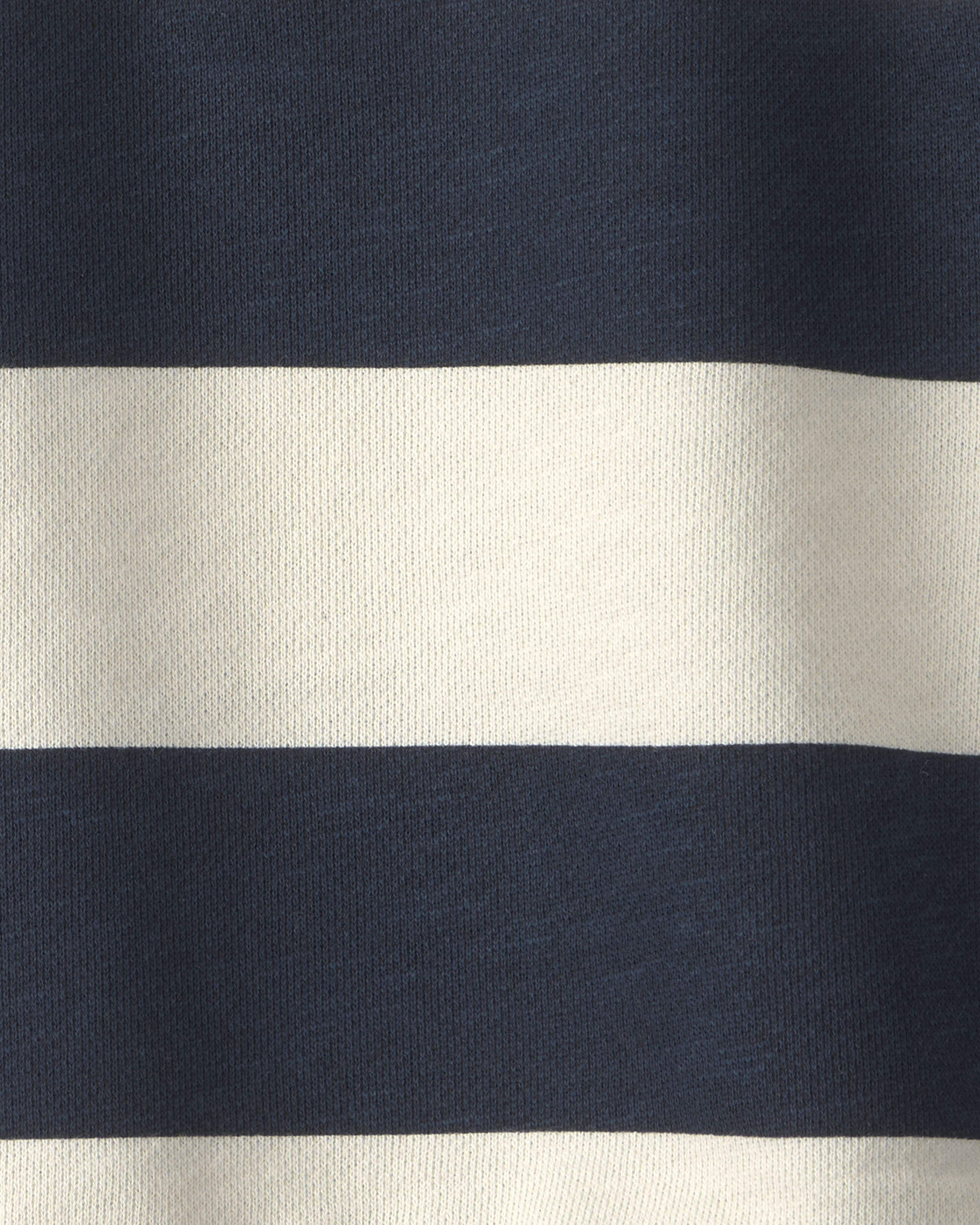 Toddler Boy Organic Cotton French Terry Rugby Polo - Image 4