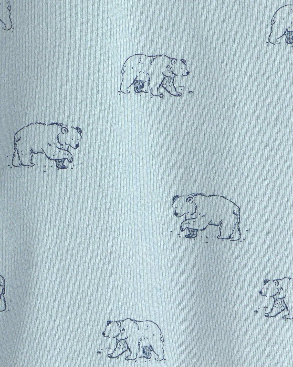 Toddler 2-Piece Organic Cotton Pajamas in Winter Bears - Image 3