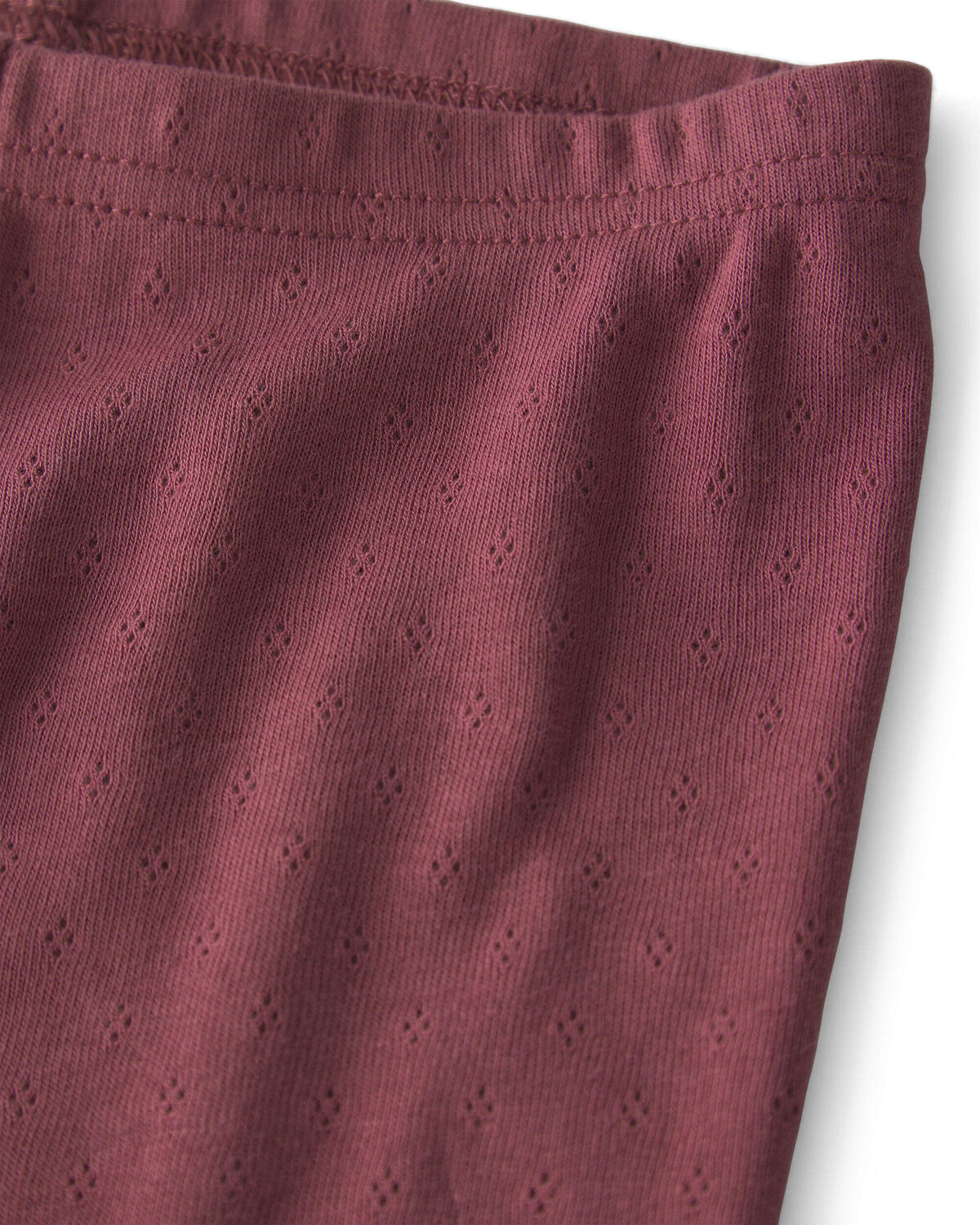 Toddler Girl 2-Piece Organic Cotton Pointelle Pajamas - Image 2