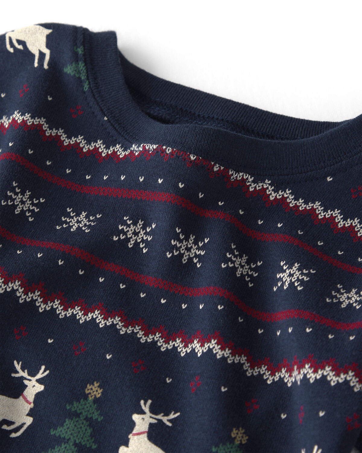 Toddler 2-Piece Organic Cotton Fair Isle Pajamas - Image 2