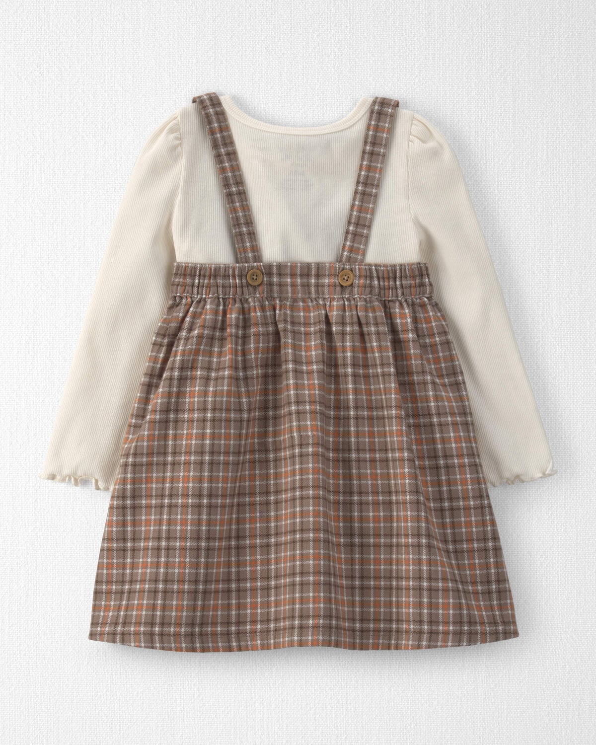 Toddler Girl 2-Piece Organic Cotton Jumper Set - Image 2