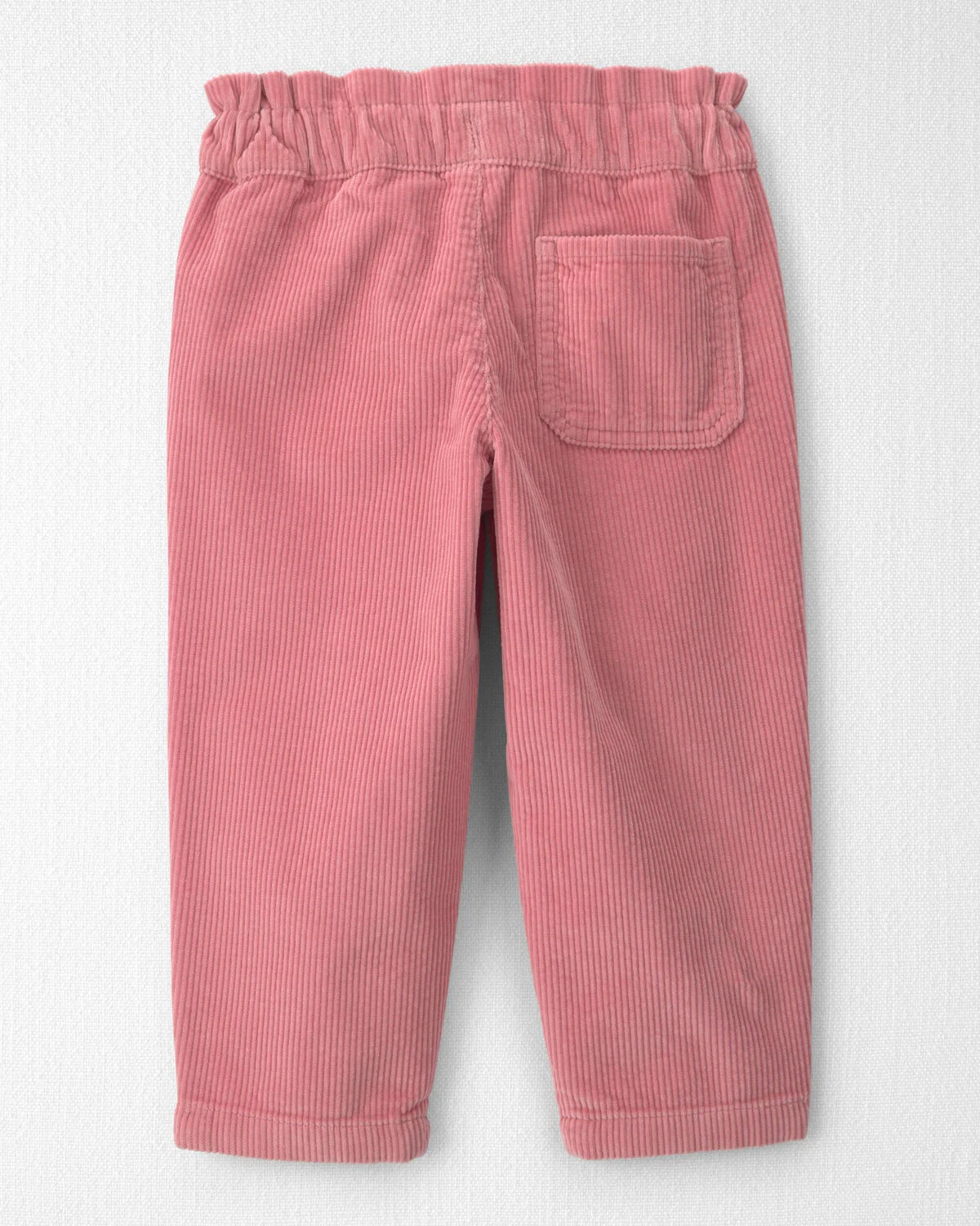 Toddler Girl Organic Cotton Pull On Corduroy Pants - Image 2