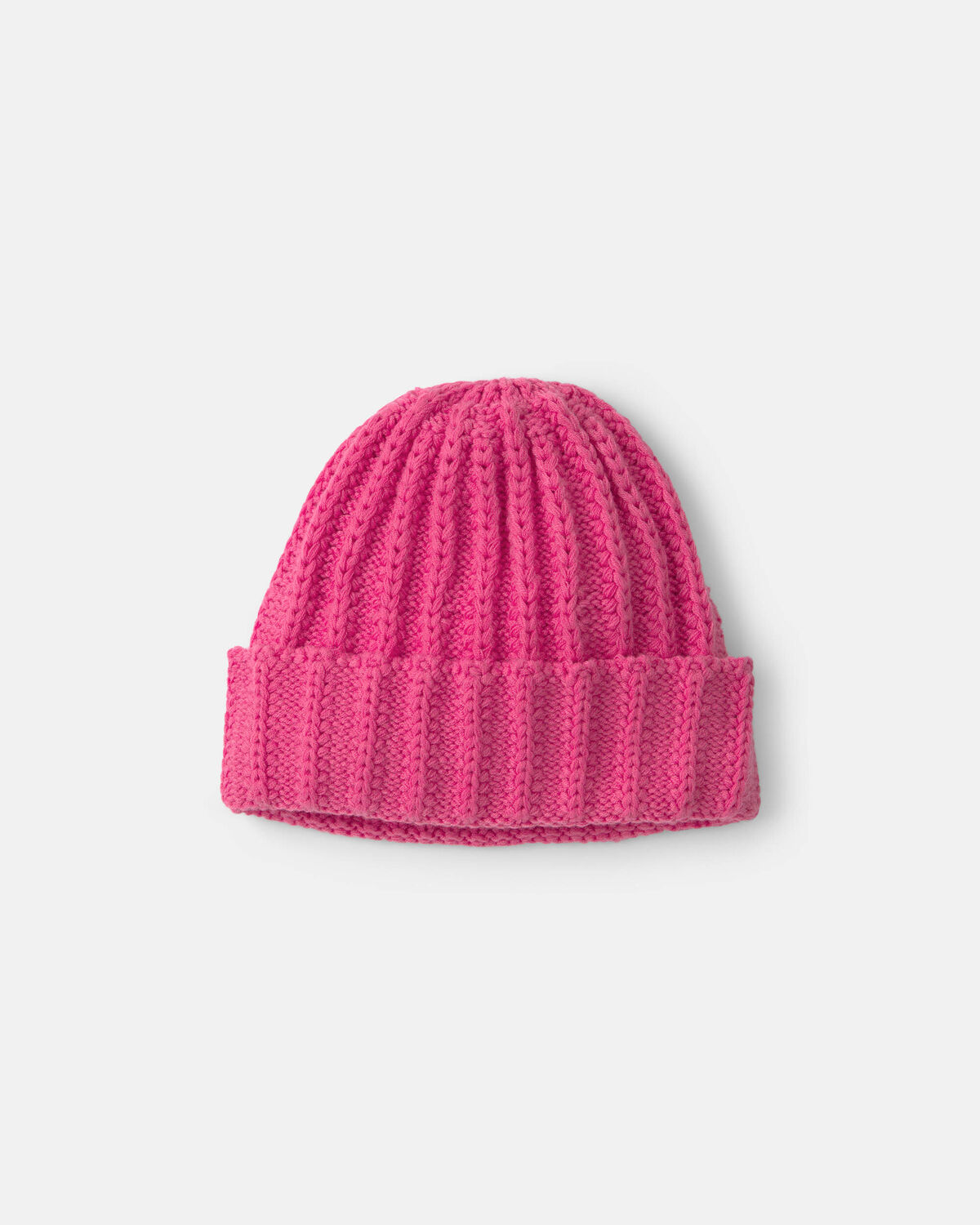 Toddler Girl Ribbed Beanie - Pink
